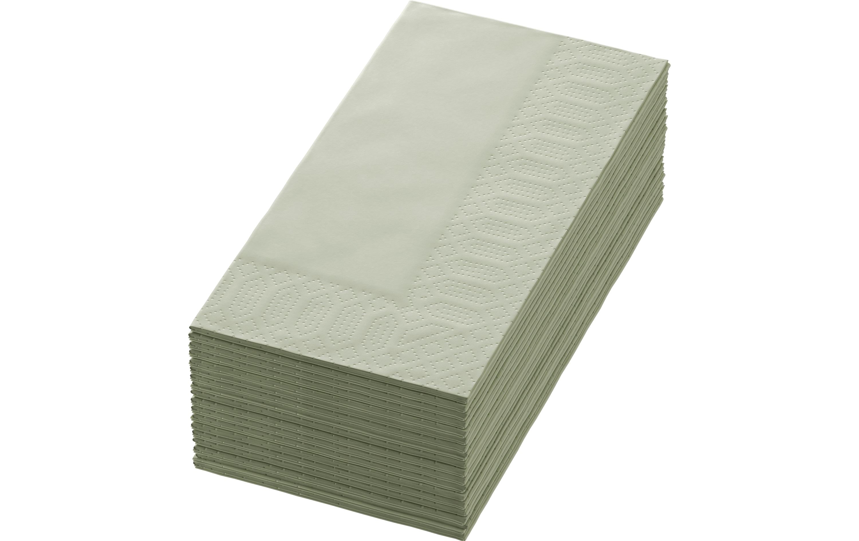 Duni Papierservietten Tissue 40 cm x 40 cm, 250 Stück, Pistache