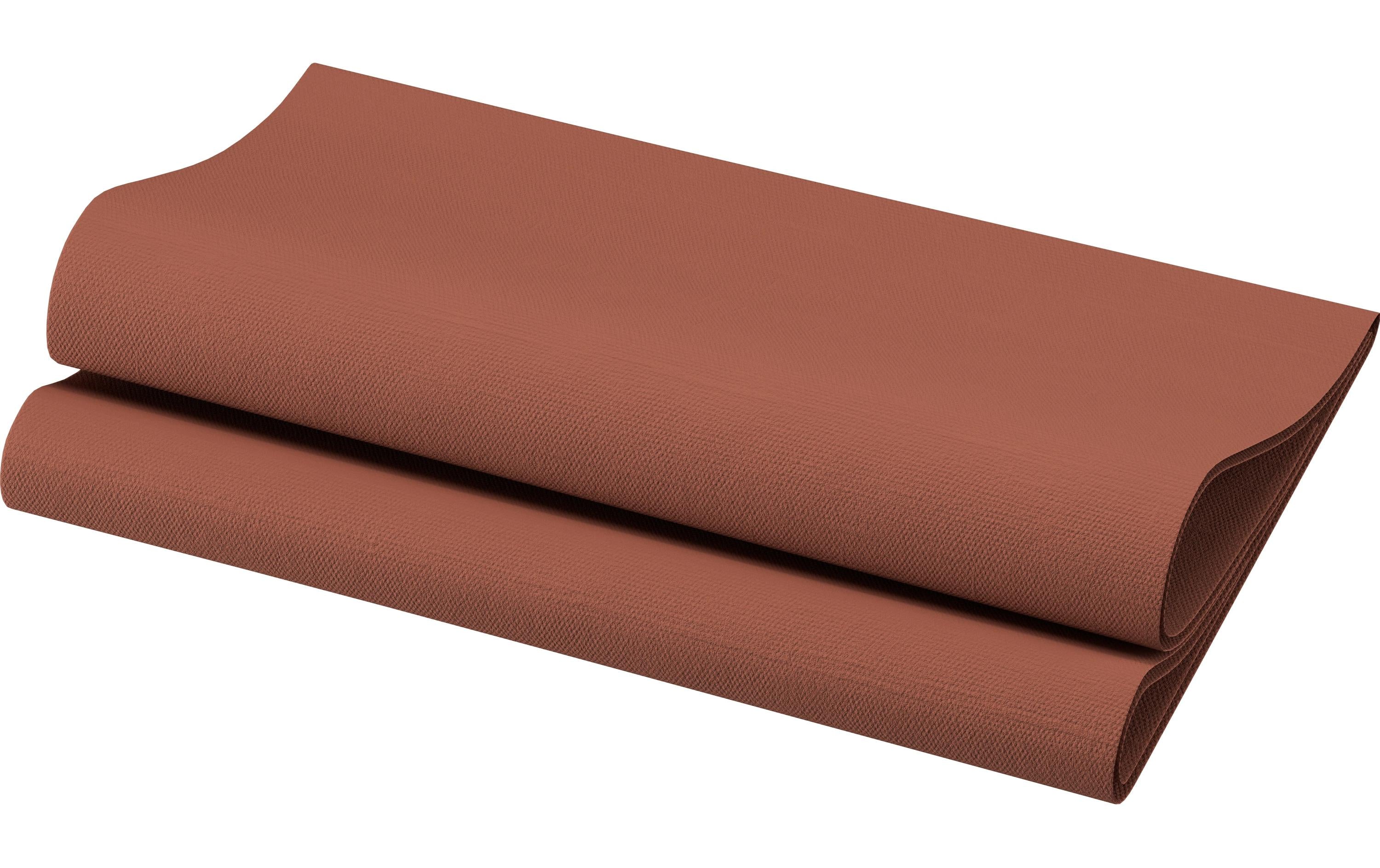Duni Papierservietten 40 cm x 40 cm, 60 Stück, Braun