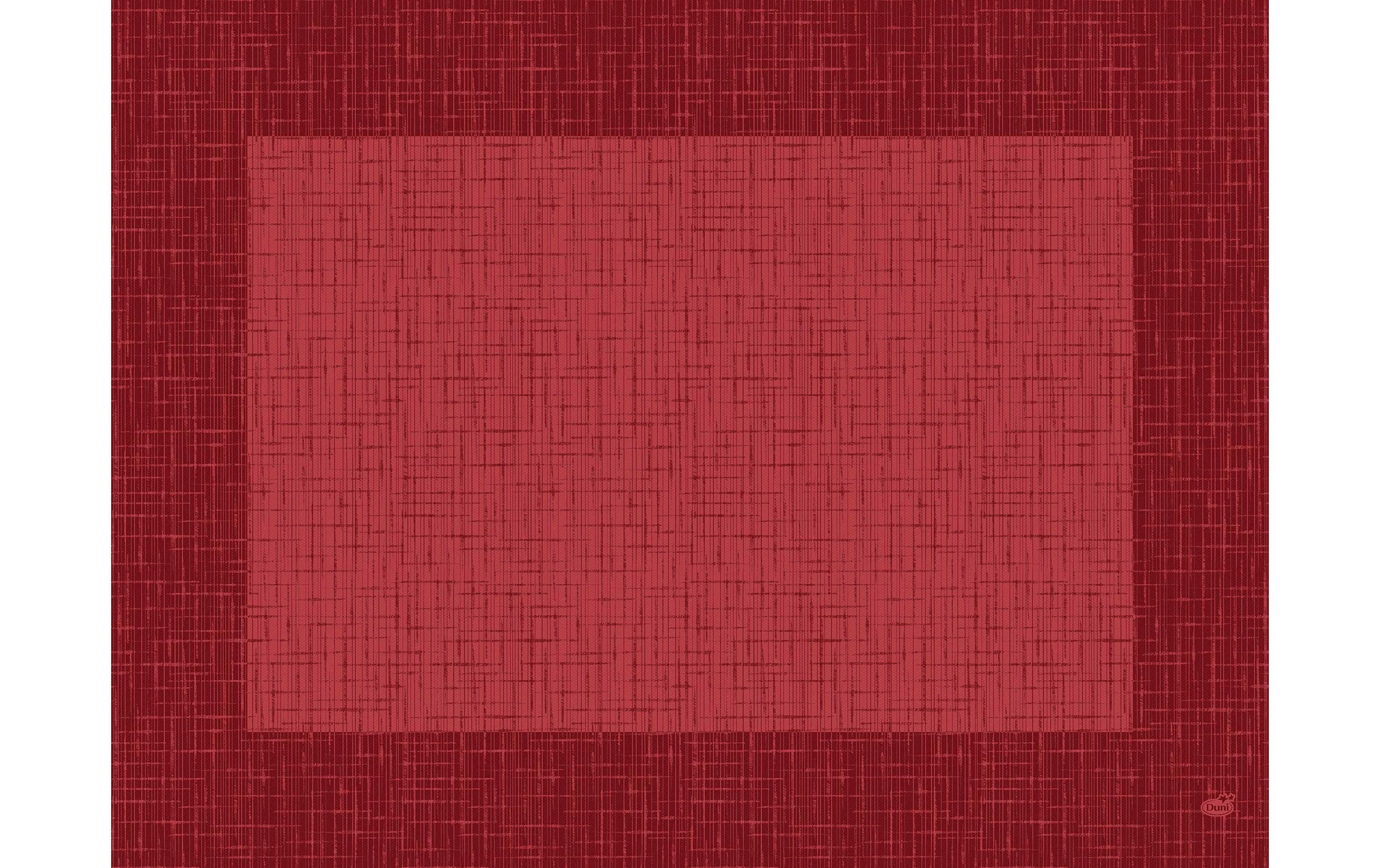 Duni Tischset Bio DC Linnea 100 Stück, 30 cm x 40 cm, Bordeaux