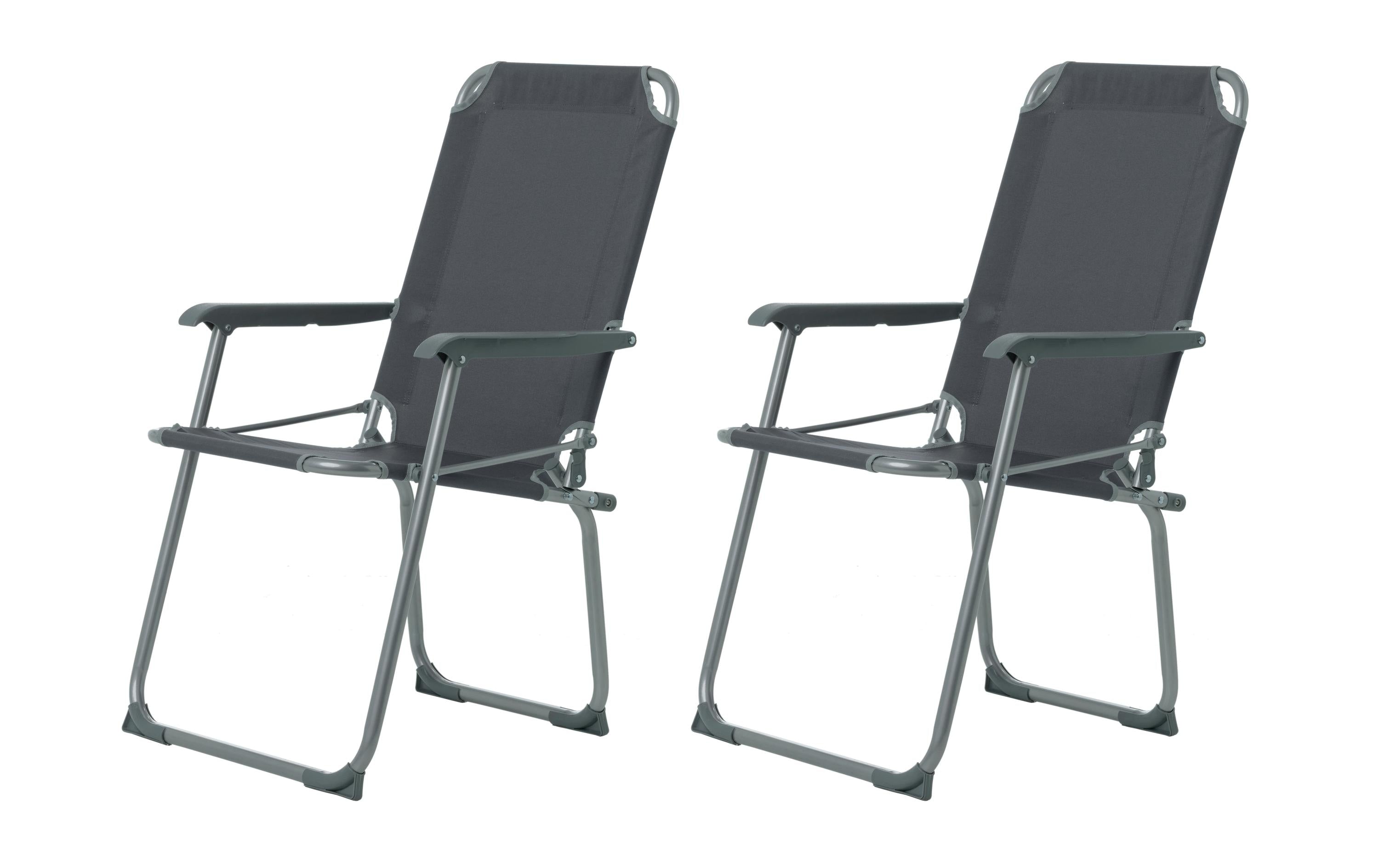 KOOR Campingstuhl Comodo Grigio, 2 Stück