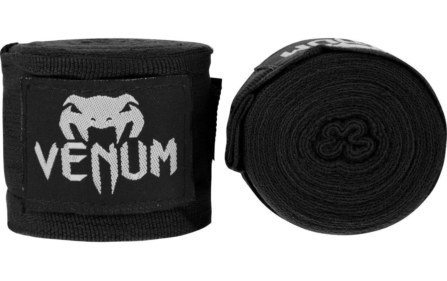 Venum Kontact Boxing Handwraps 4.5 m, Schwarz