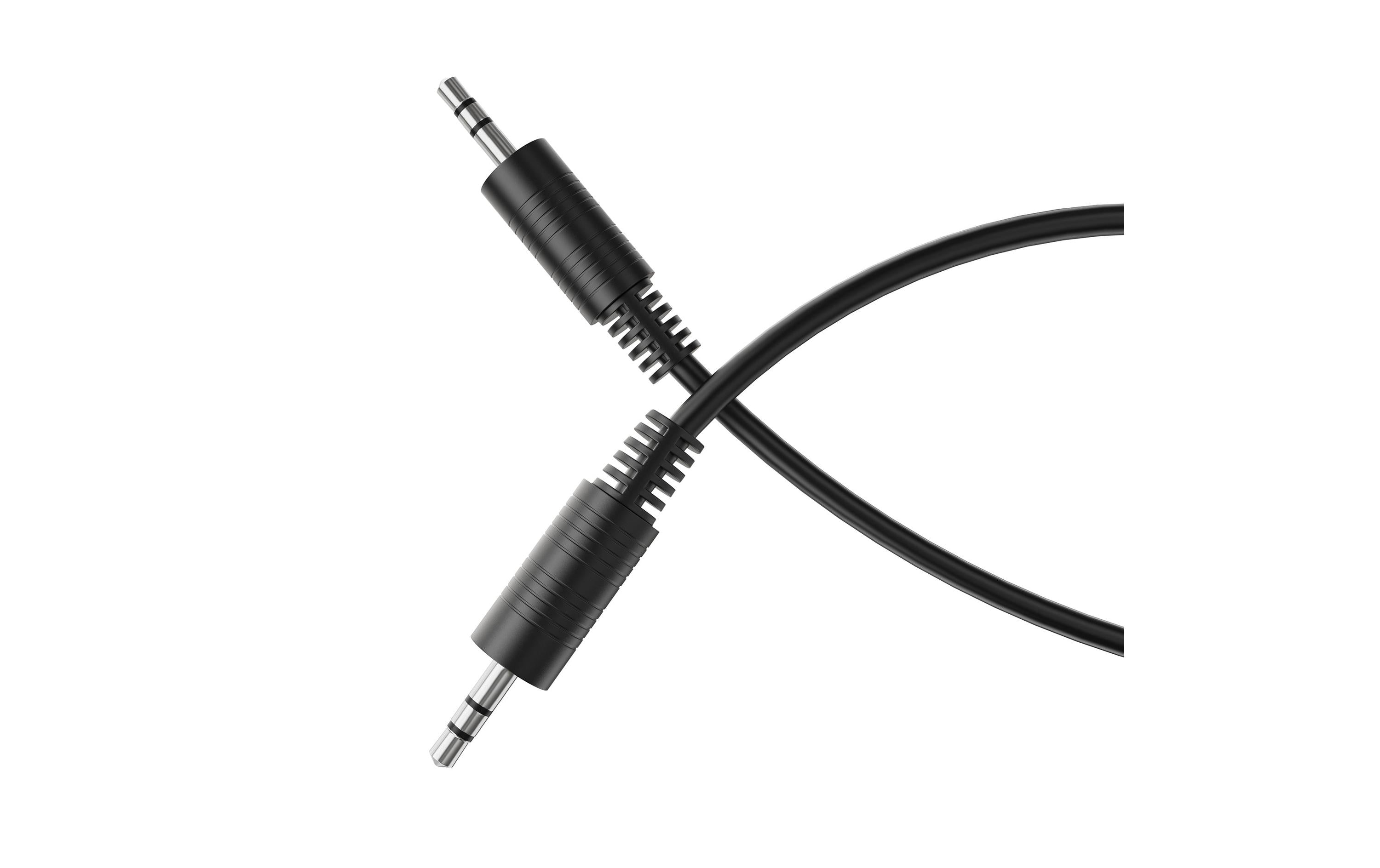 HDSupply Audio-Kabel 3.5 mm Klinke - 3.5 mm Klinke 1.5 m, Schwarz