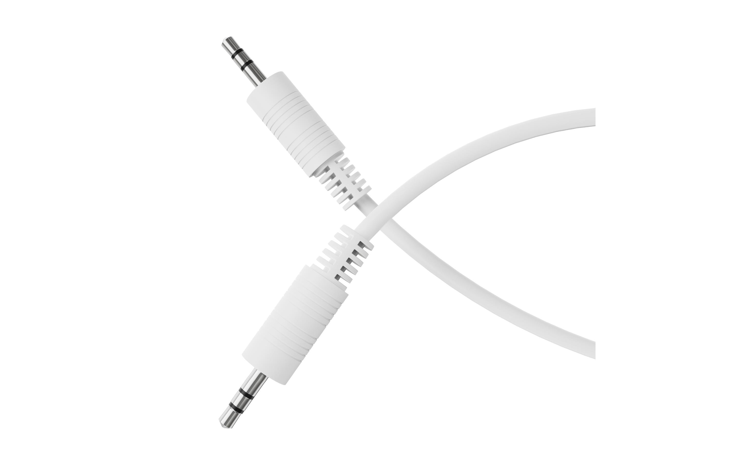 HDSupply Audio-Kabel 3.5 mm Klinke - 3.5 mm Klinke 1 m, Weiss