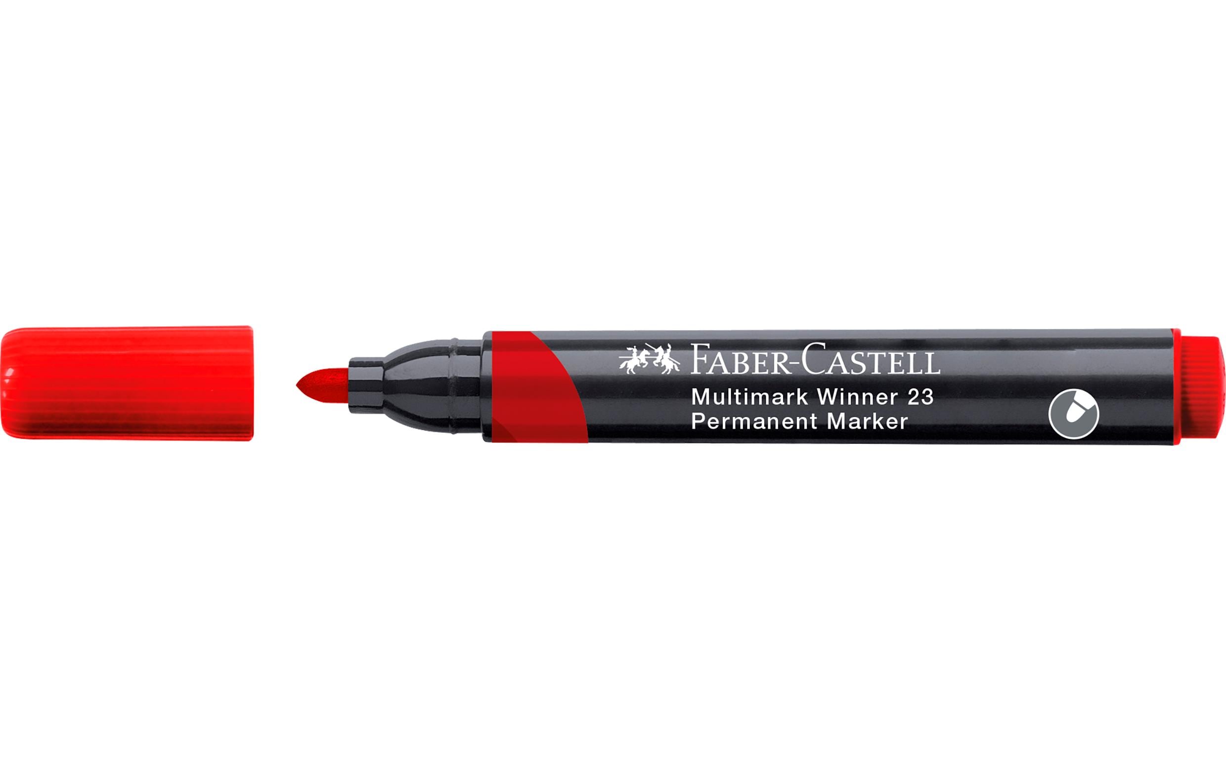 Faber-Castell Permanent-Marker Multimark Winner 23 Rot