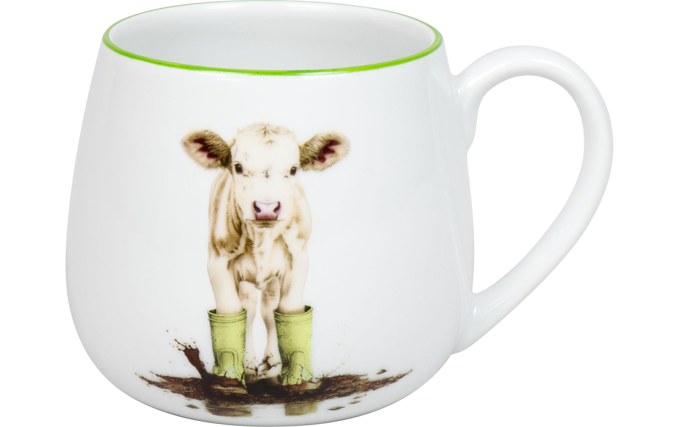 Könitz Universaltasse Tapsiges Kälbchen 400 ml, Weiss