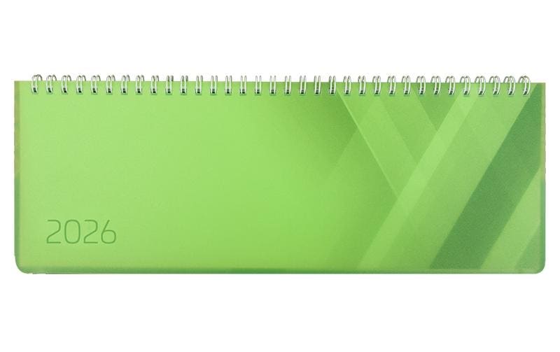 Simplex Tisch-Querkalender Colors 29 x 10.5 cm, 2026, Grün
