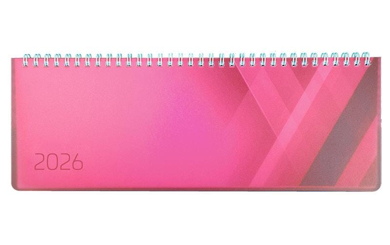 Simplex Tisch-Querkalender Colors 29 x 10.5 cm, 2026, Pink