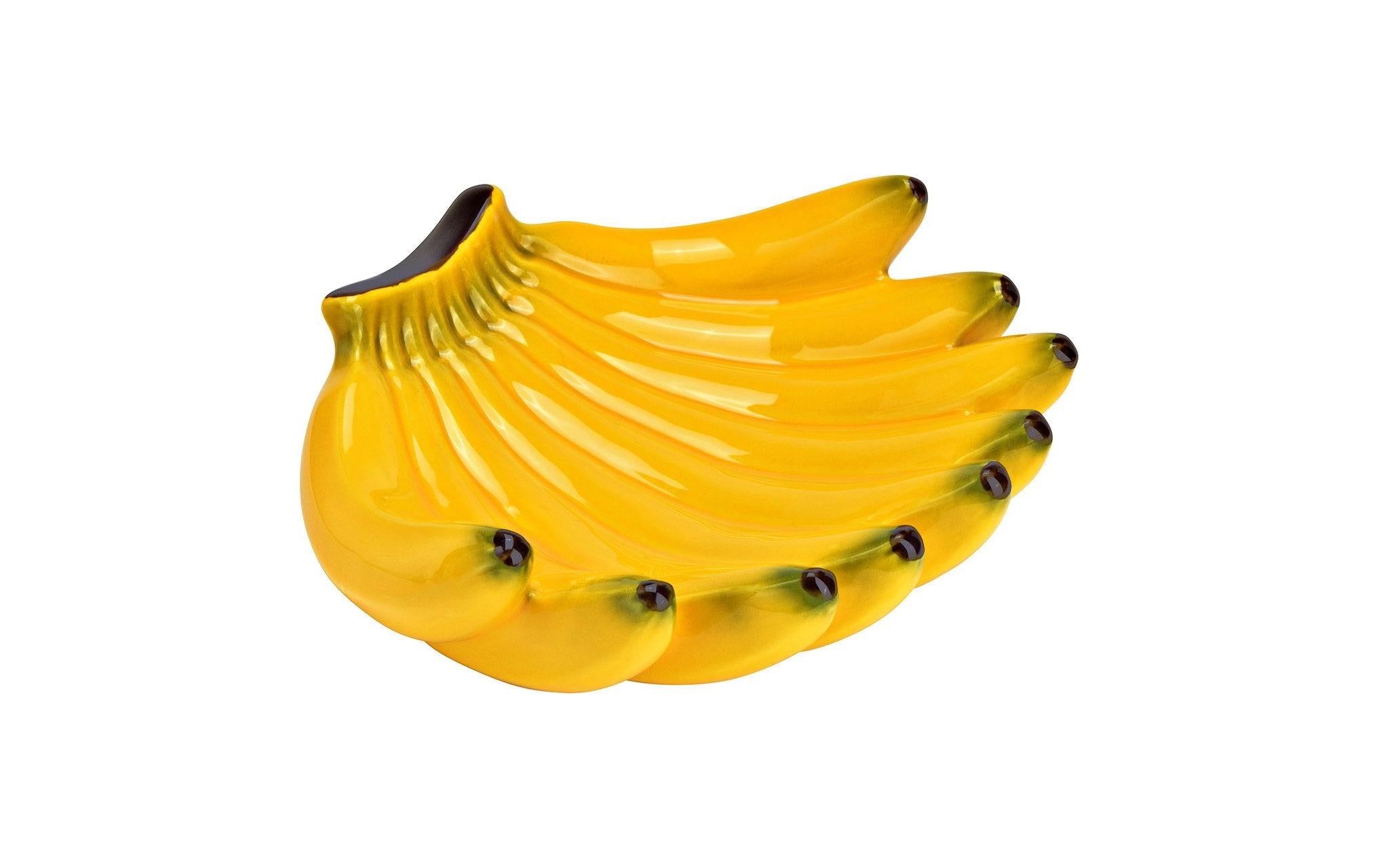 G. Wurm Schale Banane 23 cm, 1 Stück, Gelb