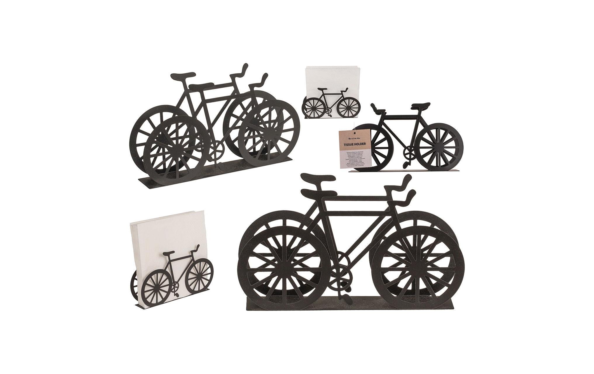 G. Wurm Serviettenhalter Fahrrad Schwarz