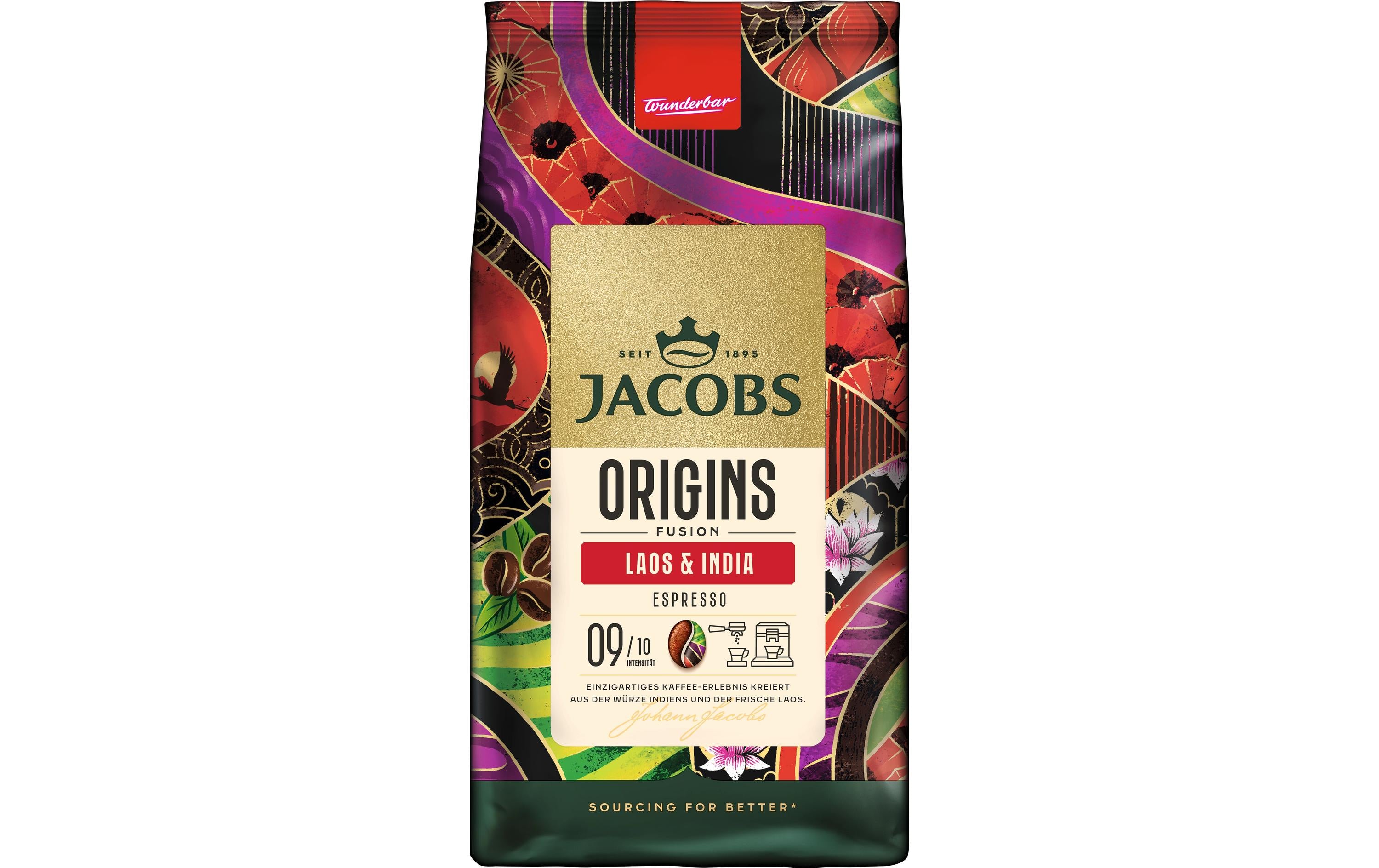Jacobs Kaffeebohnen South Asia Laos und India 1 kg