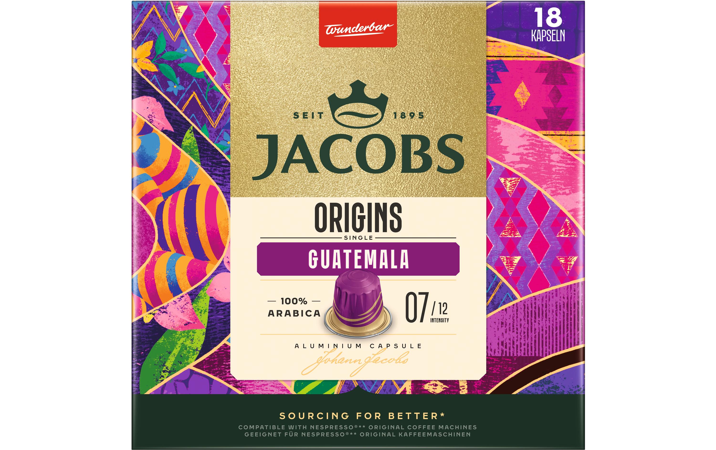 Jacobs Kaffeekapseln Single Origins Guatemala 18 Stück