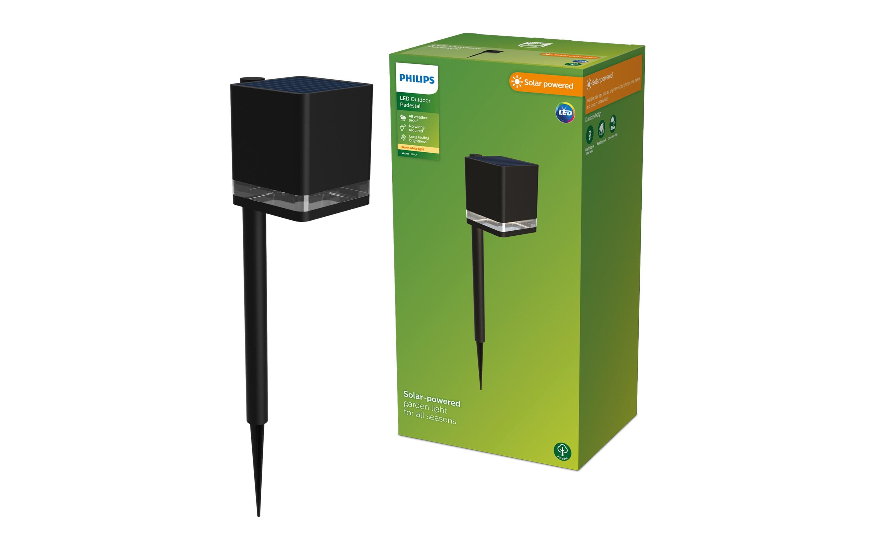 Philips Virona Spiess Solar 1.8W 2700K schwarz