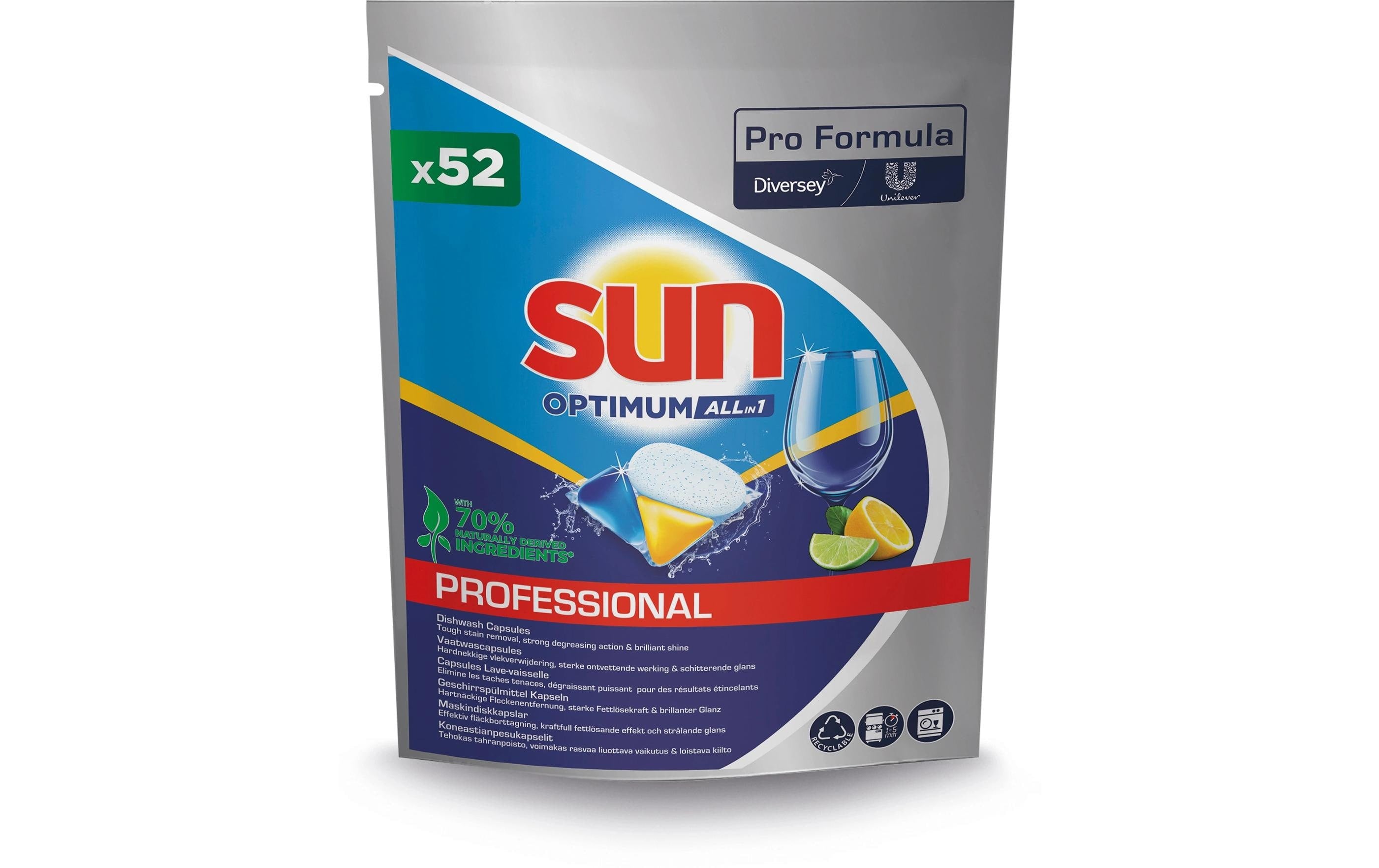 Diversey Pro Formula Sun Professional Caps All-in-1 Optimum 208 Stück