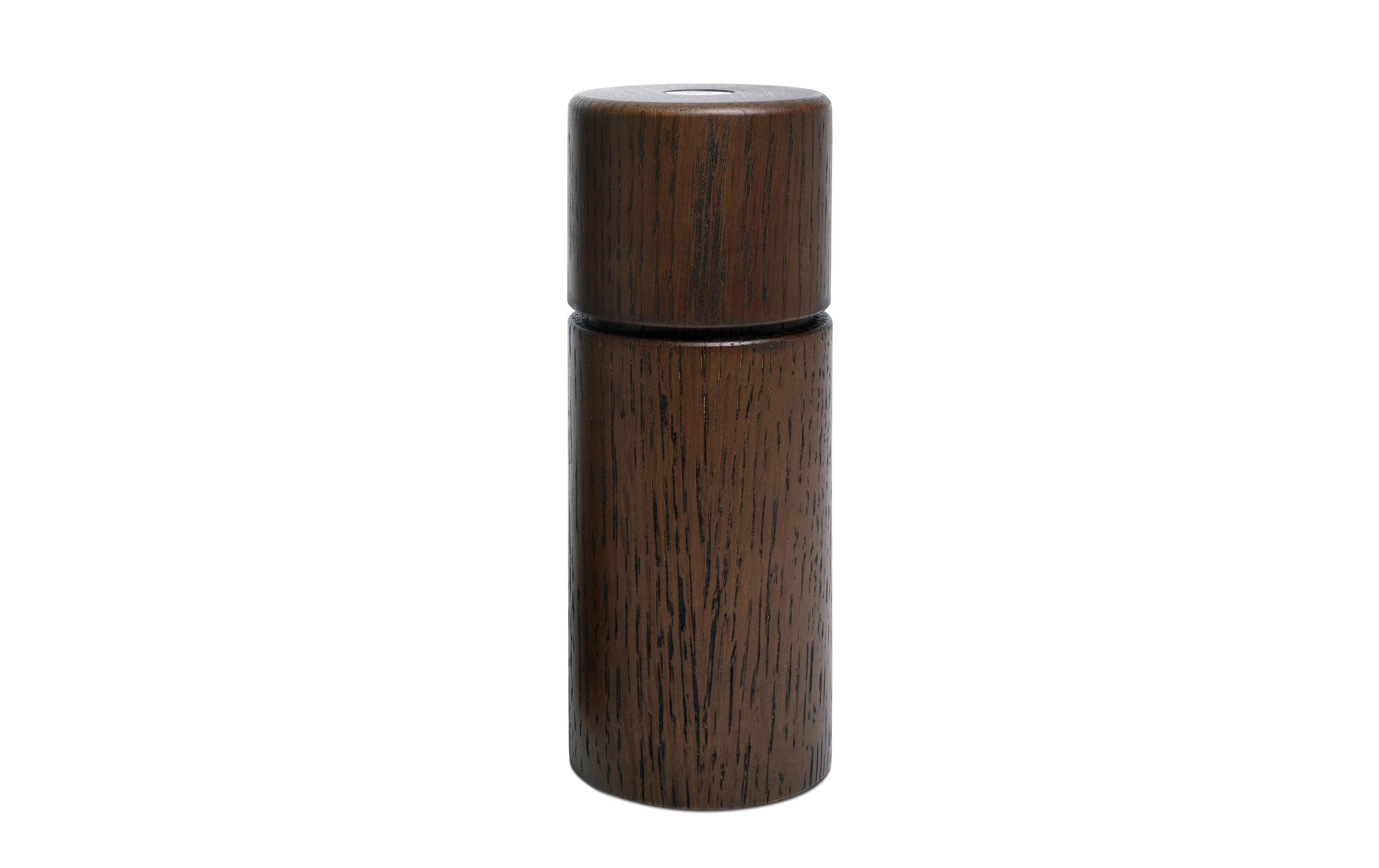 Crushgrind Gewürzmühle Bergen Eiche 12 cm, Dunkelbraun