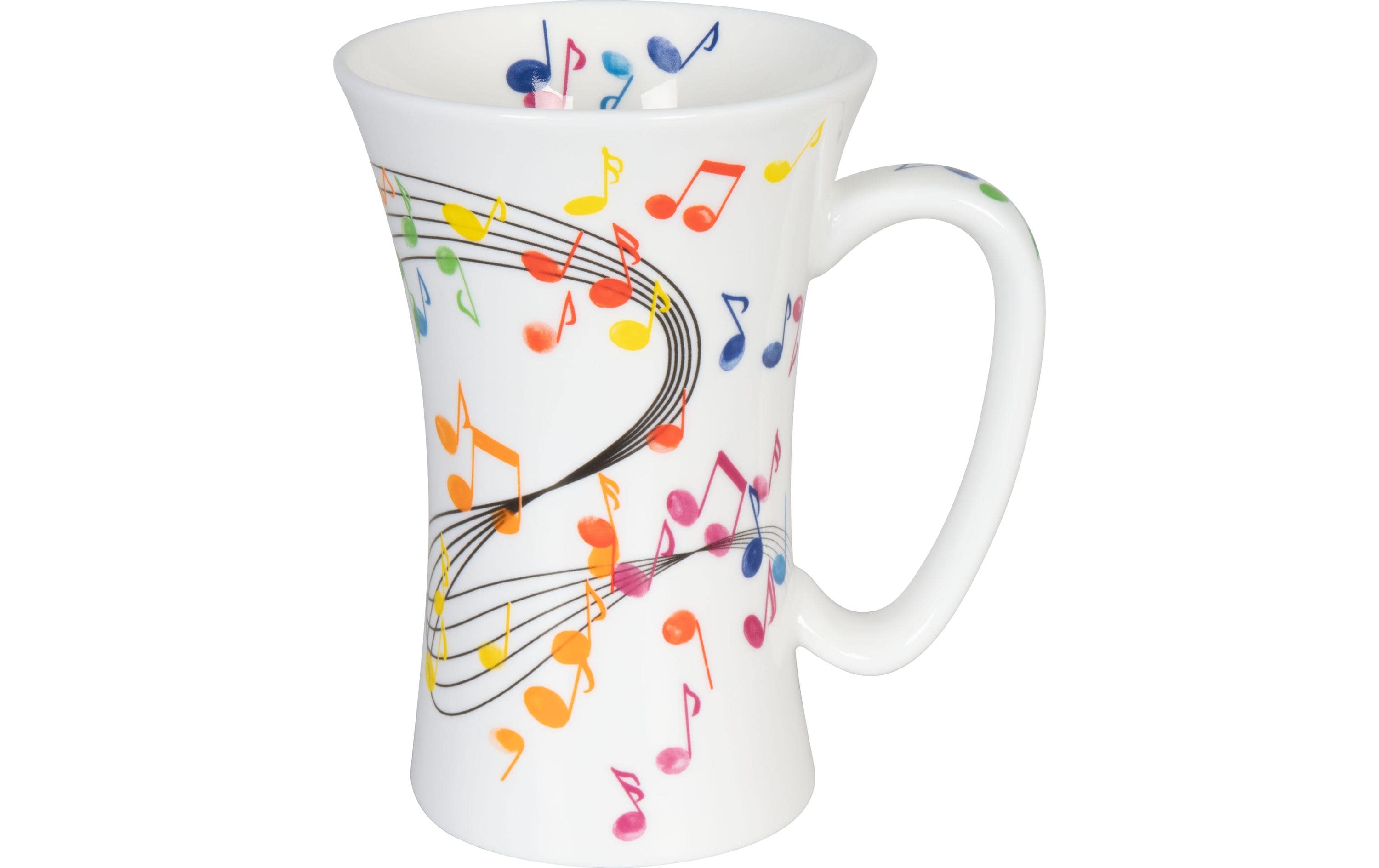 Könitz Universaltasse Mega Mug Flying Notes 630 ml, Weiss