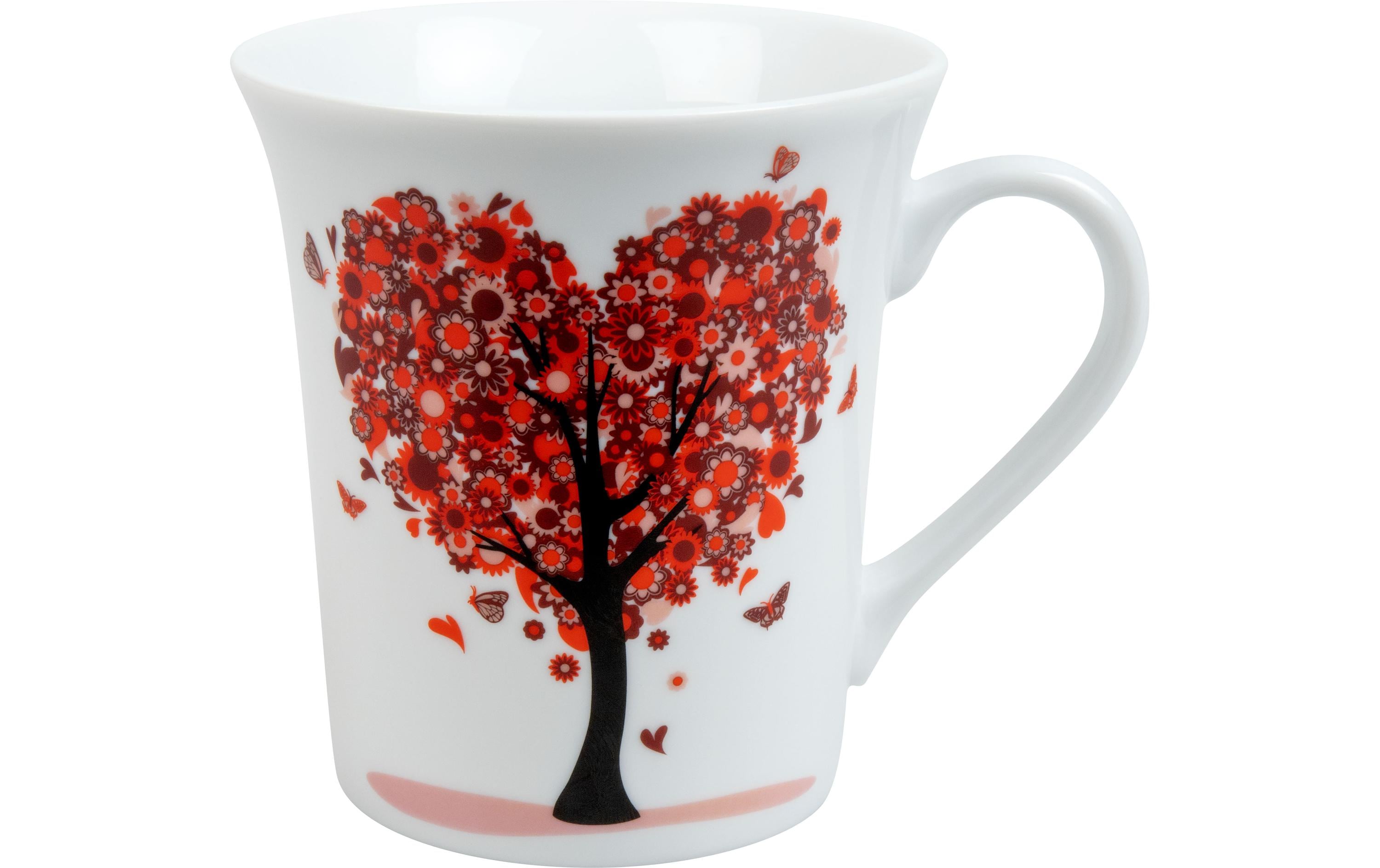 Könitz Universaltasse Love Grows 410 ml, Weiss