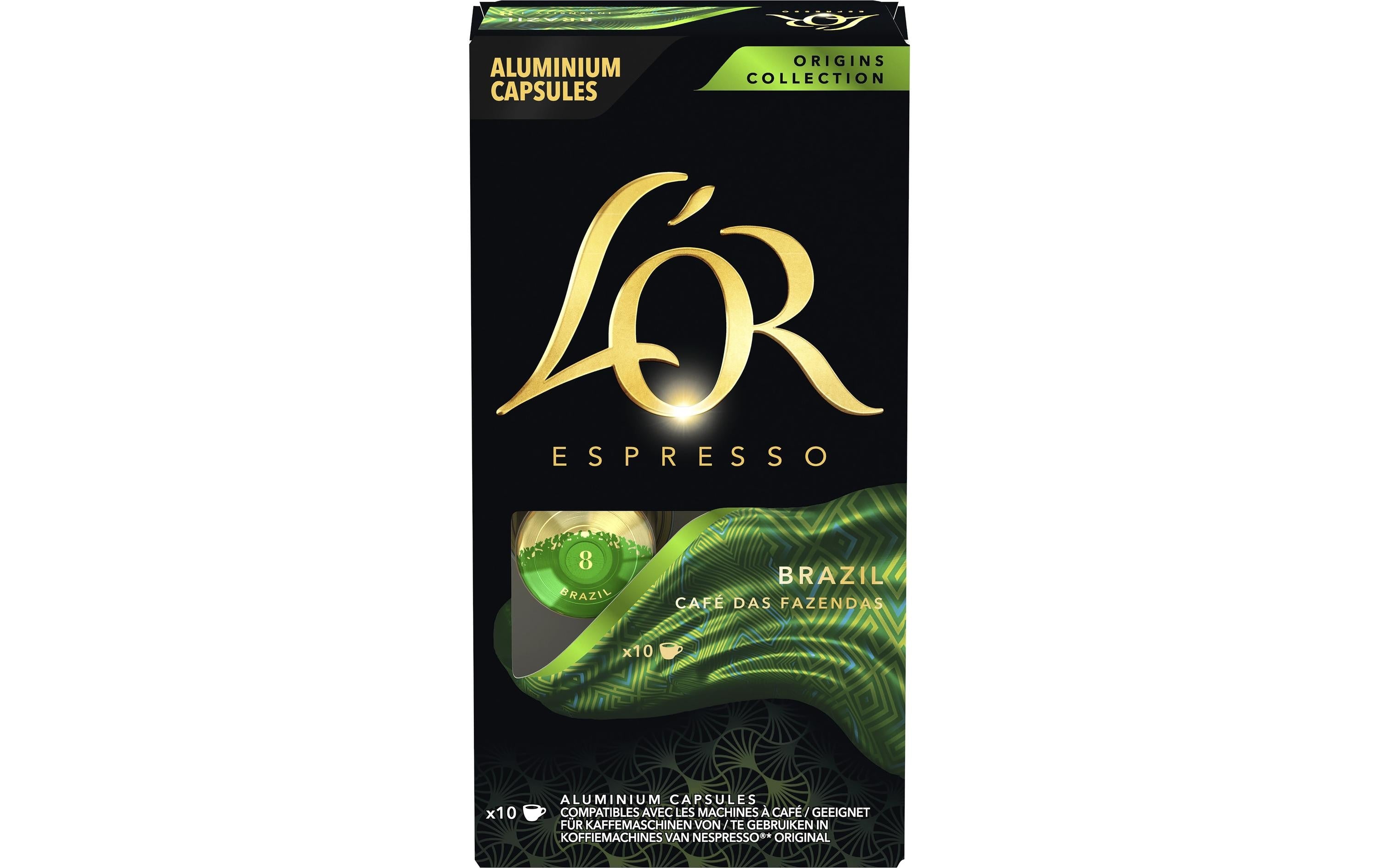 L'Or Kaffeekapseln Brazil 10 Stück