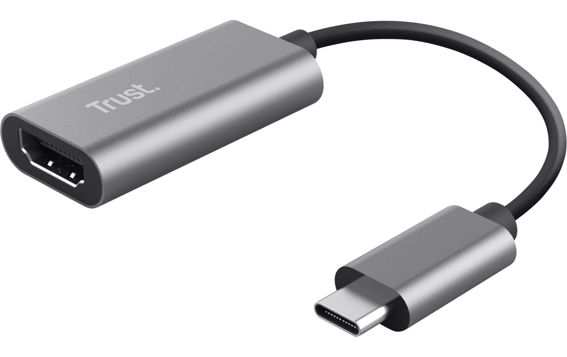 Trust Adapter USB-C-auf-HDMI USB Type-C - HDMI, Silber