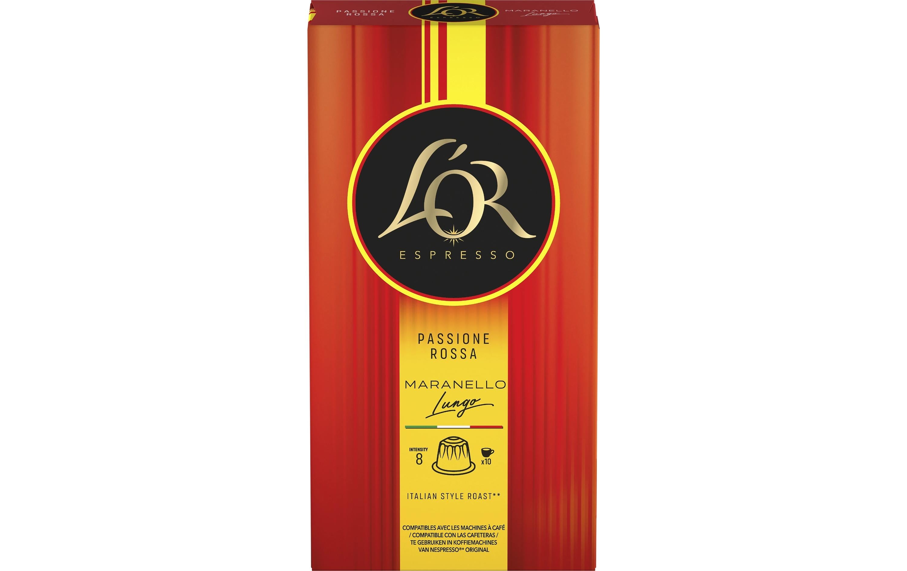 L'Or Kaffeekapseln Maranello Lungo 10 Stück