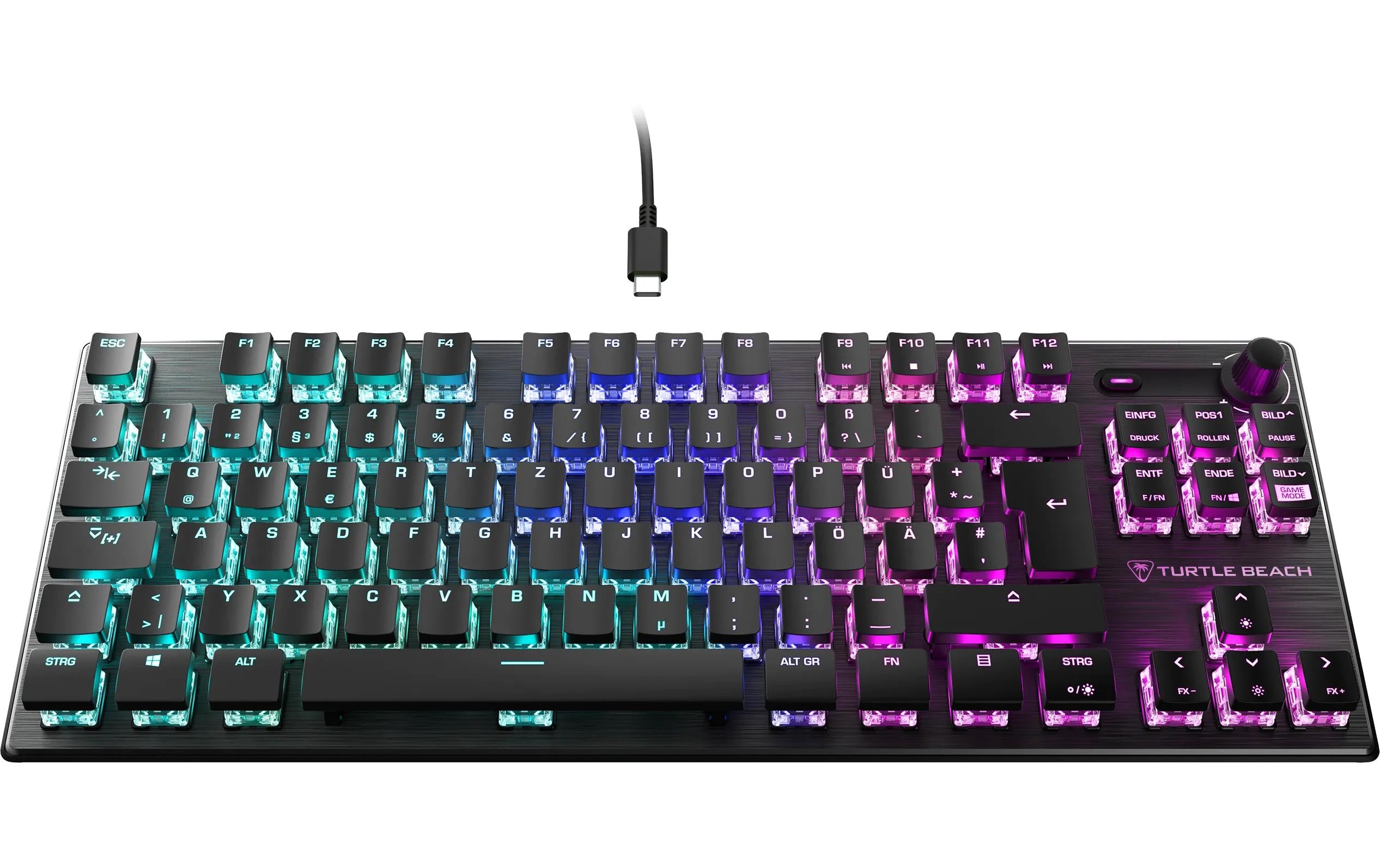 Turtle Beach Gaming-Tastatur Vulcan TKL RGB Schwarz