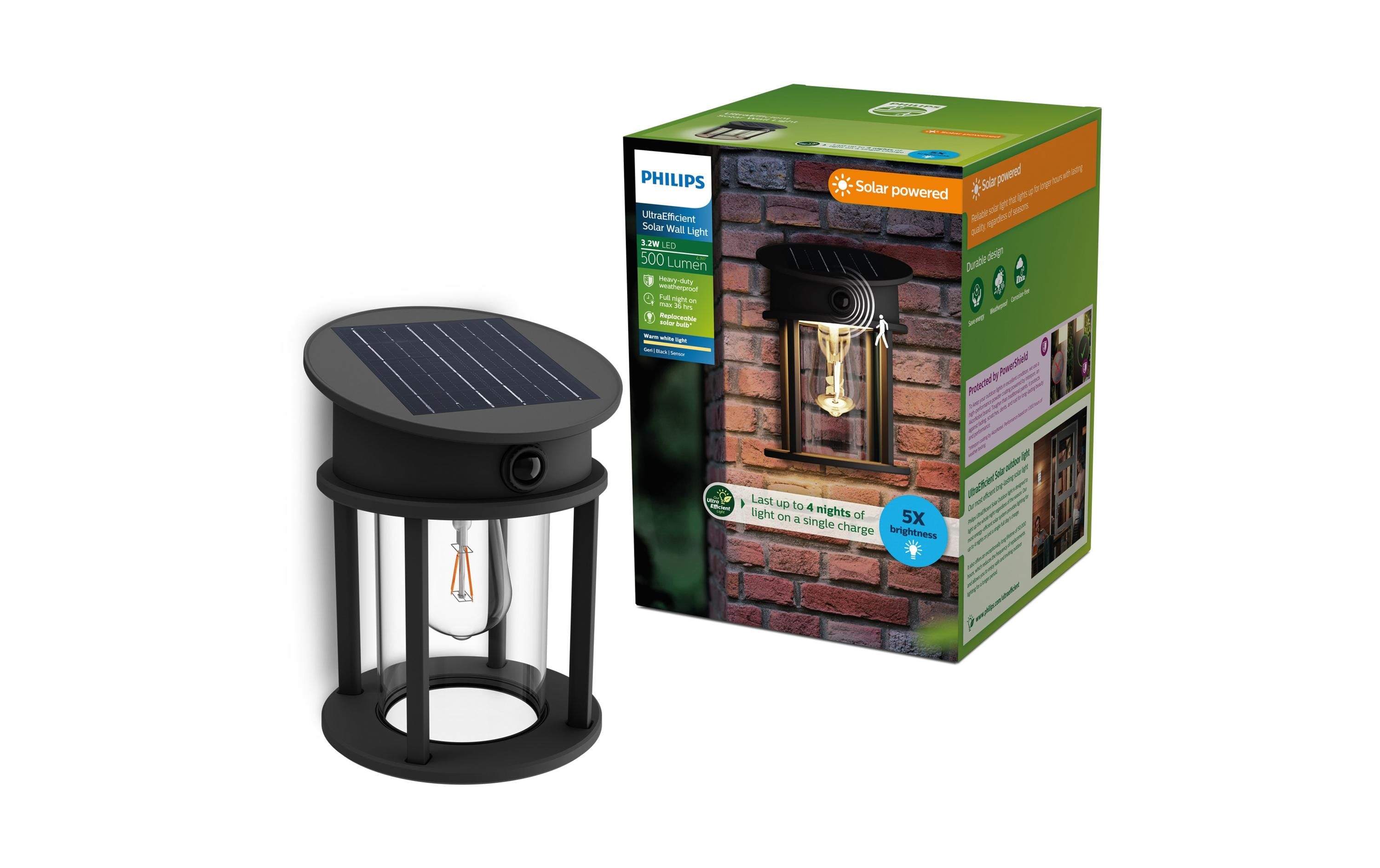 Philips Geri Wand Solar UE RD 2700K anthrazit