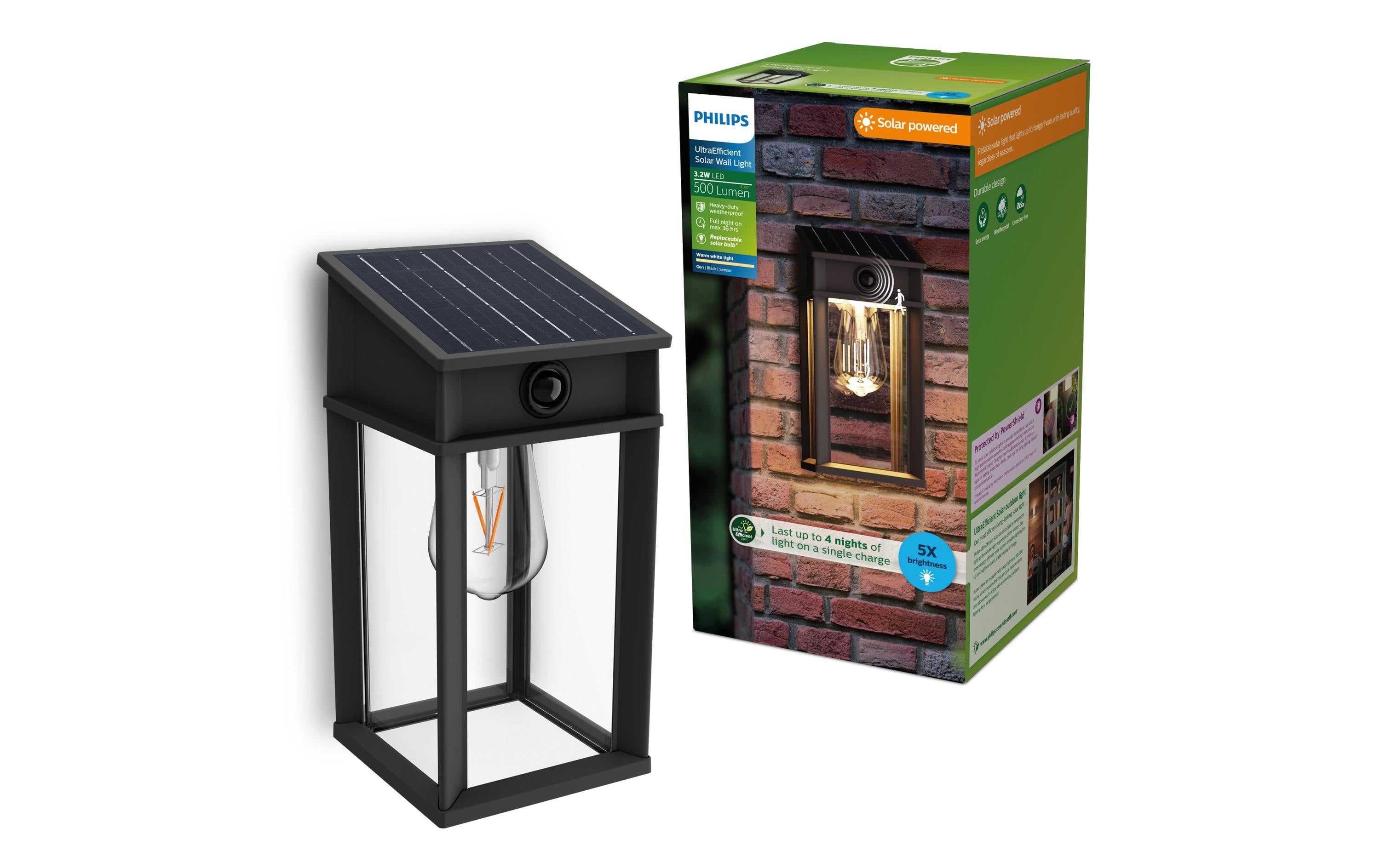 Philips Geri Wand Solar UE SQ 2700K anthrazit