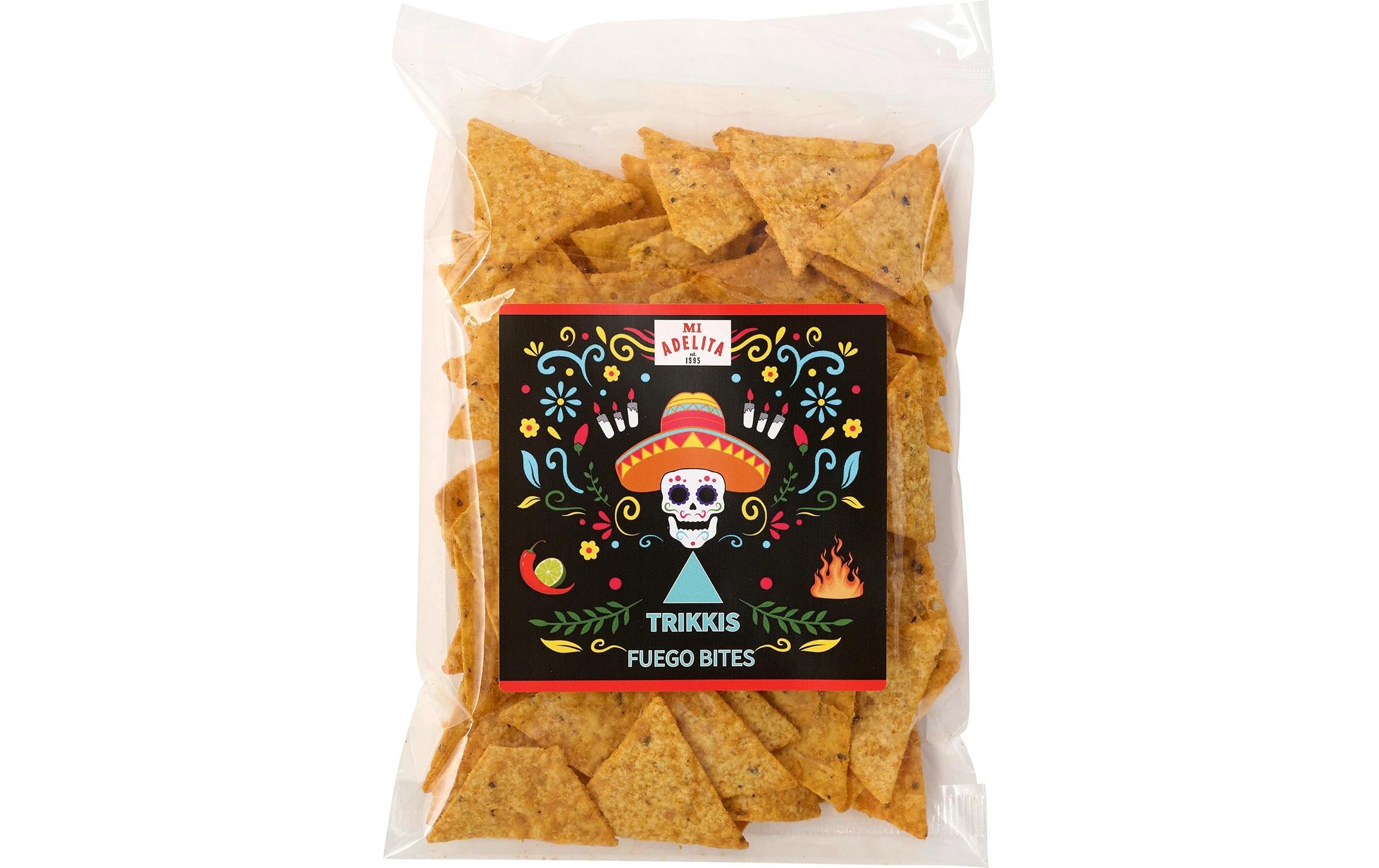 Mi Adelita Bio Tortilla Chips «Trikkis» Fuego Bites 90 g