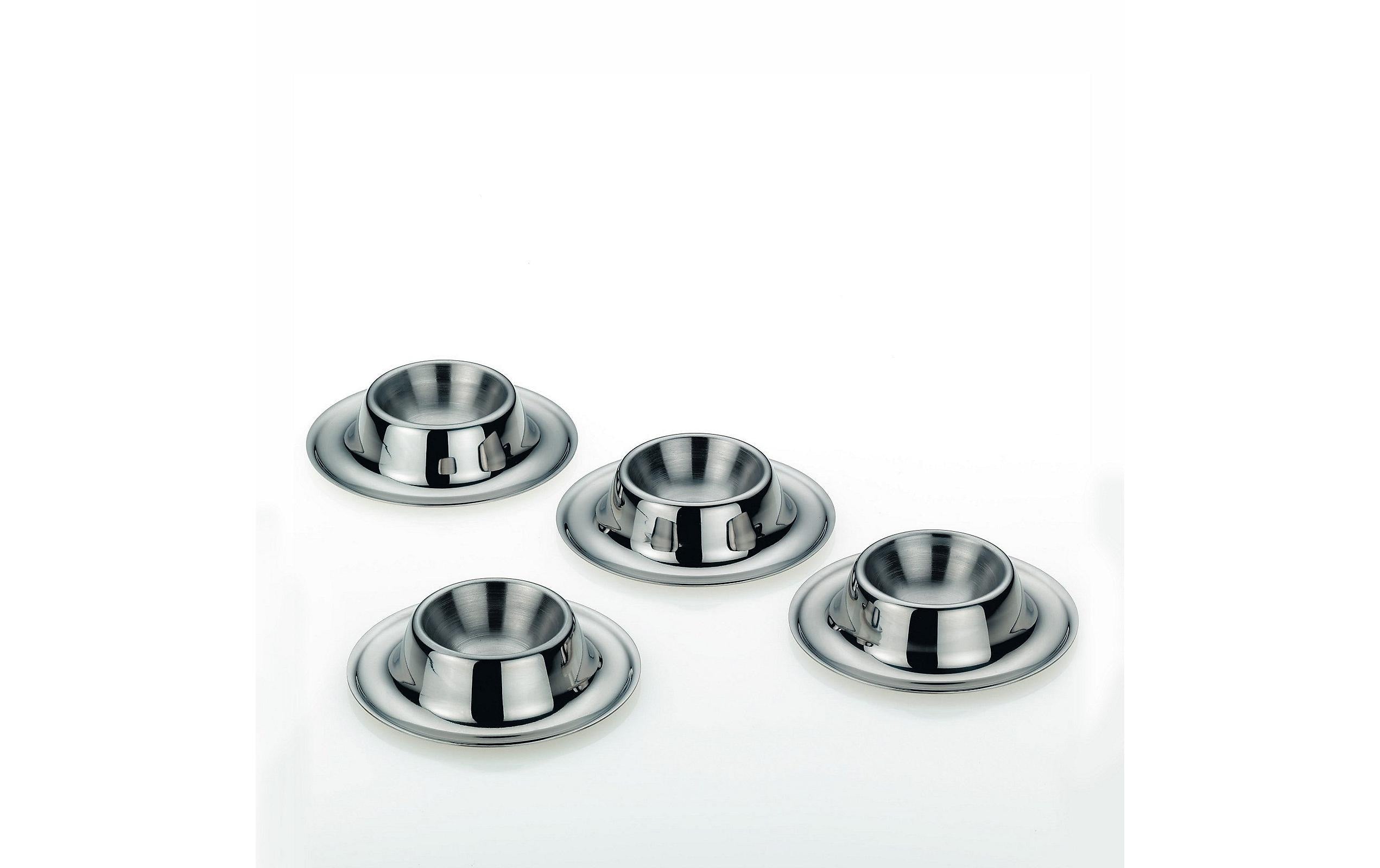 Kela Eierbecher Vision 4 Stück, Silber