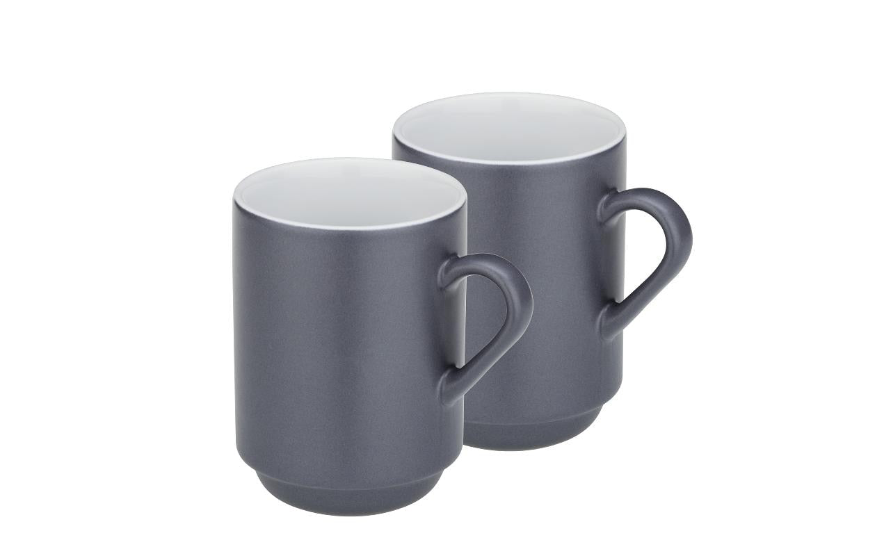 Kela Kaffeetasse 300 ml, 2 Stück, Grau