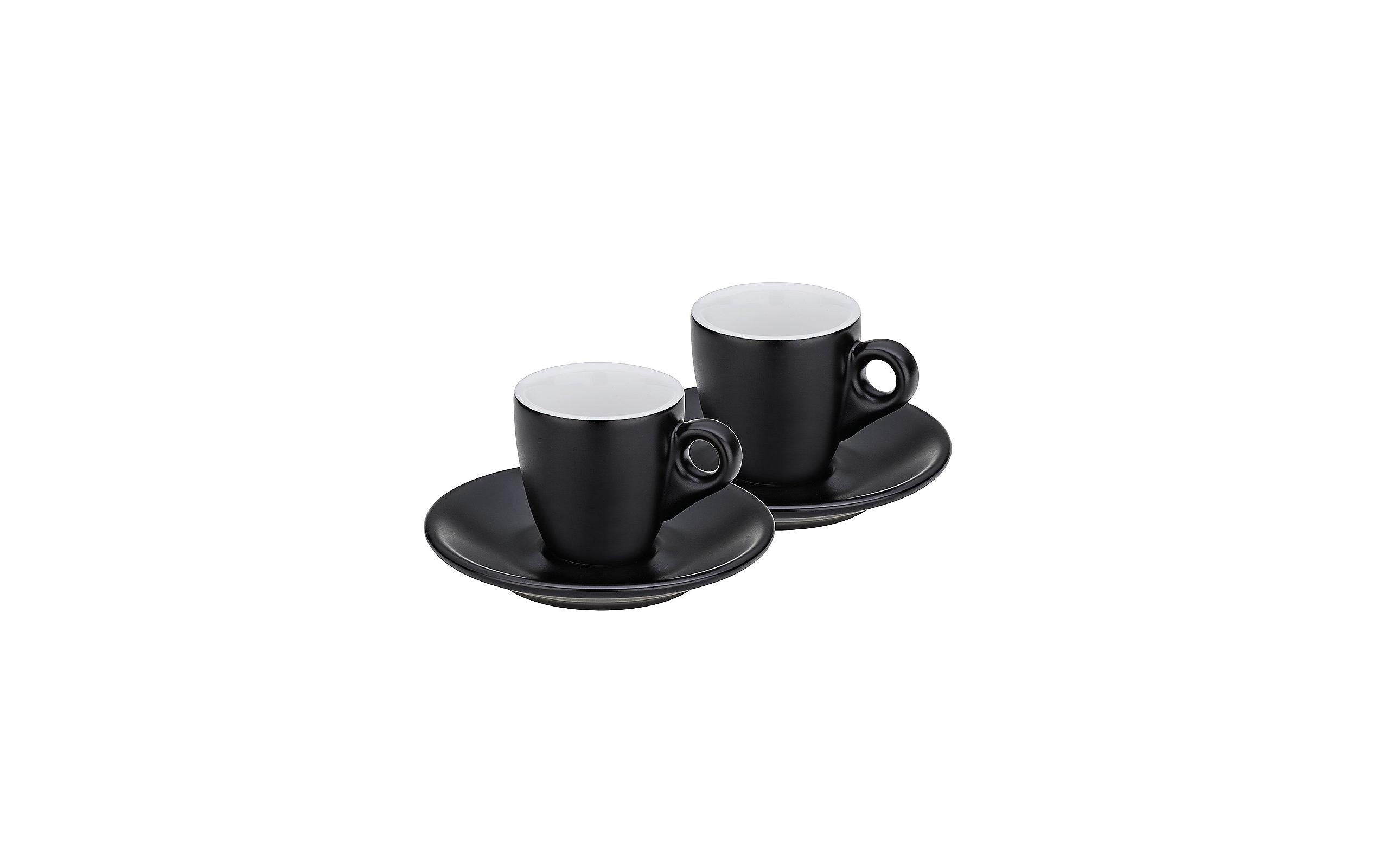 Kela Espressotasse 50 ml, 2 Stück, Schwarz