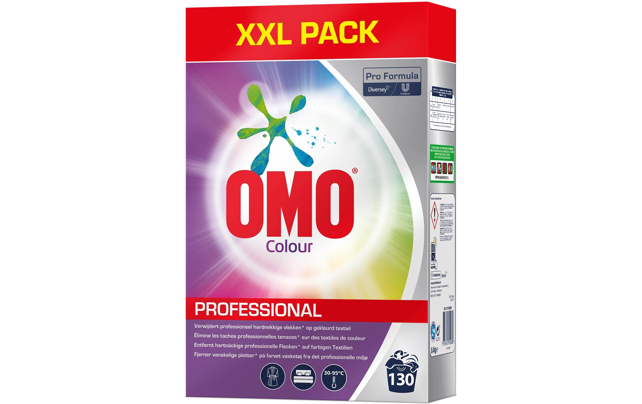 Diversey Pro Formula Pulverwaschmittel Omo Pro Formula Colour Box 8.4 kg