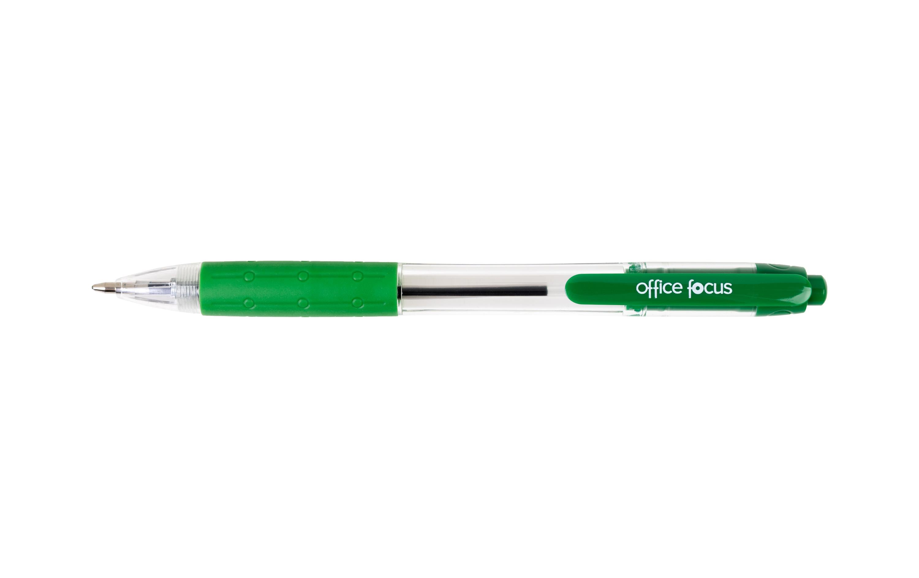 office focus Kugelschreiber Office Focus 1 mm Mine, Grün, 12 Stück