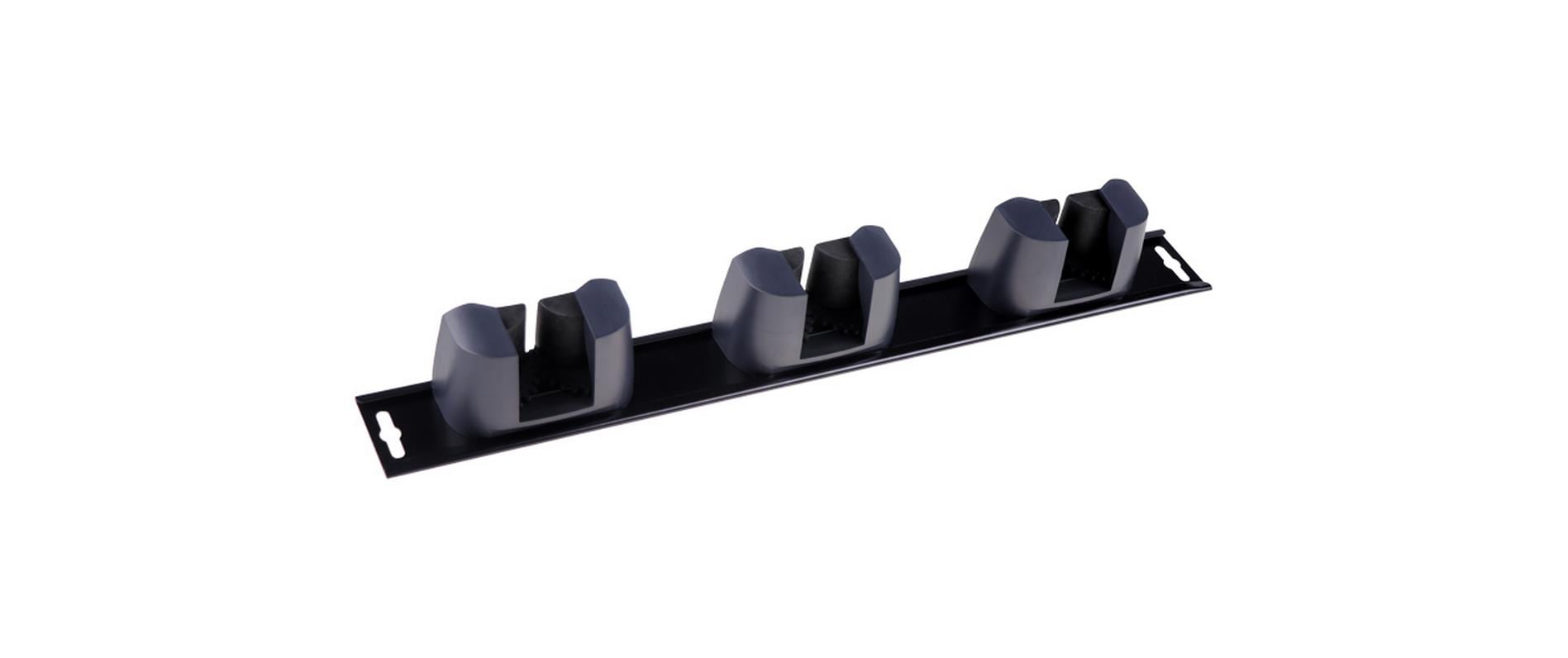 Edi Baur Aufhängeschiene All Fix schwarz 4 kg, Edelstahl/Schwarz