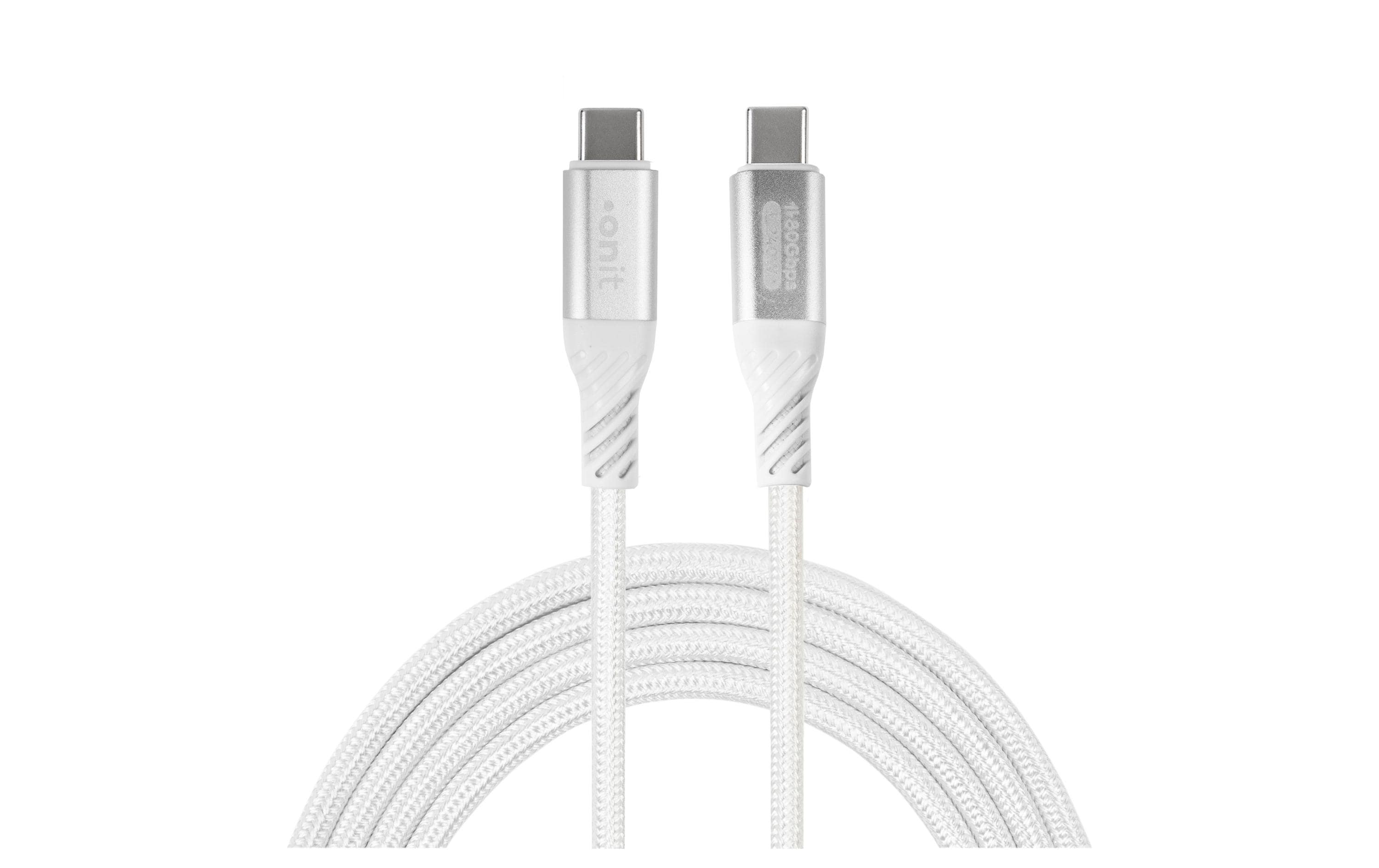 onit USB4-Kabel v2.0 Premium USB C - USB C 0.5 m, Weiss