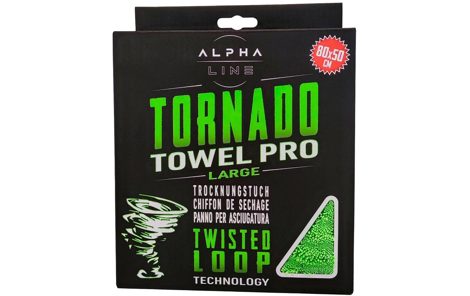 Alpha Line Trockentuch 800 GSM, Tornado Towel Pro Large, 80 cm x 50 cm