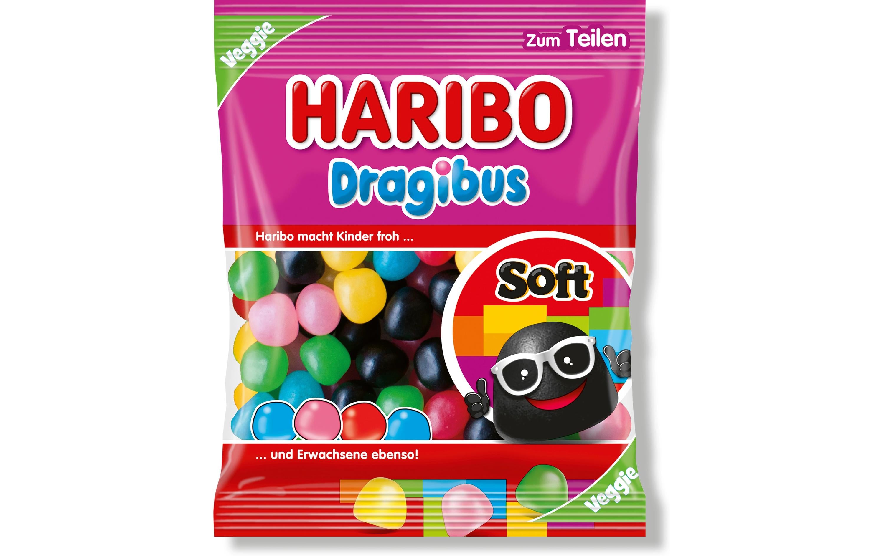 Haribo Gummibonbons Haribo Dragibus Soft 175 g