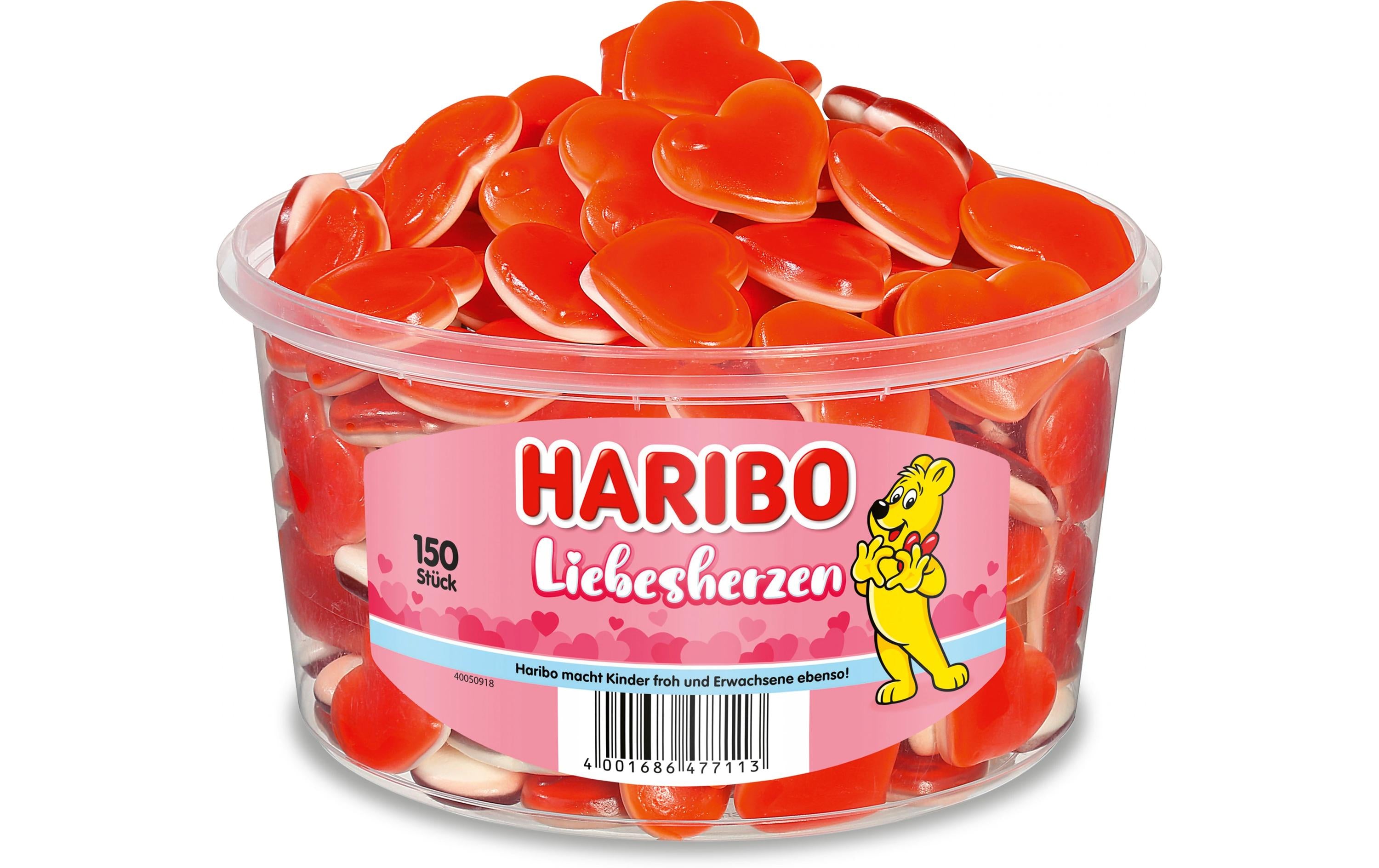 Haribo Gummibonbons Liebes-Herzen 150 Stück