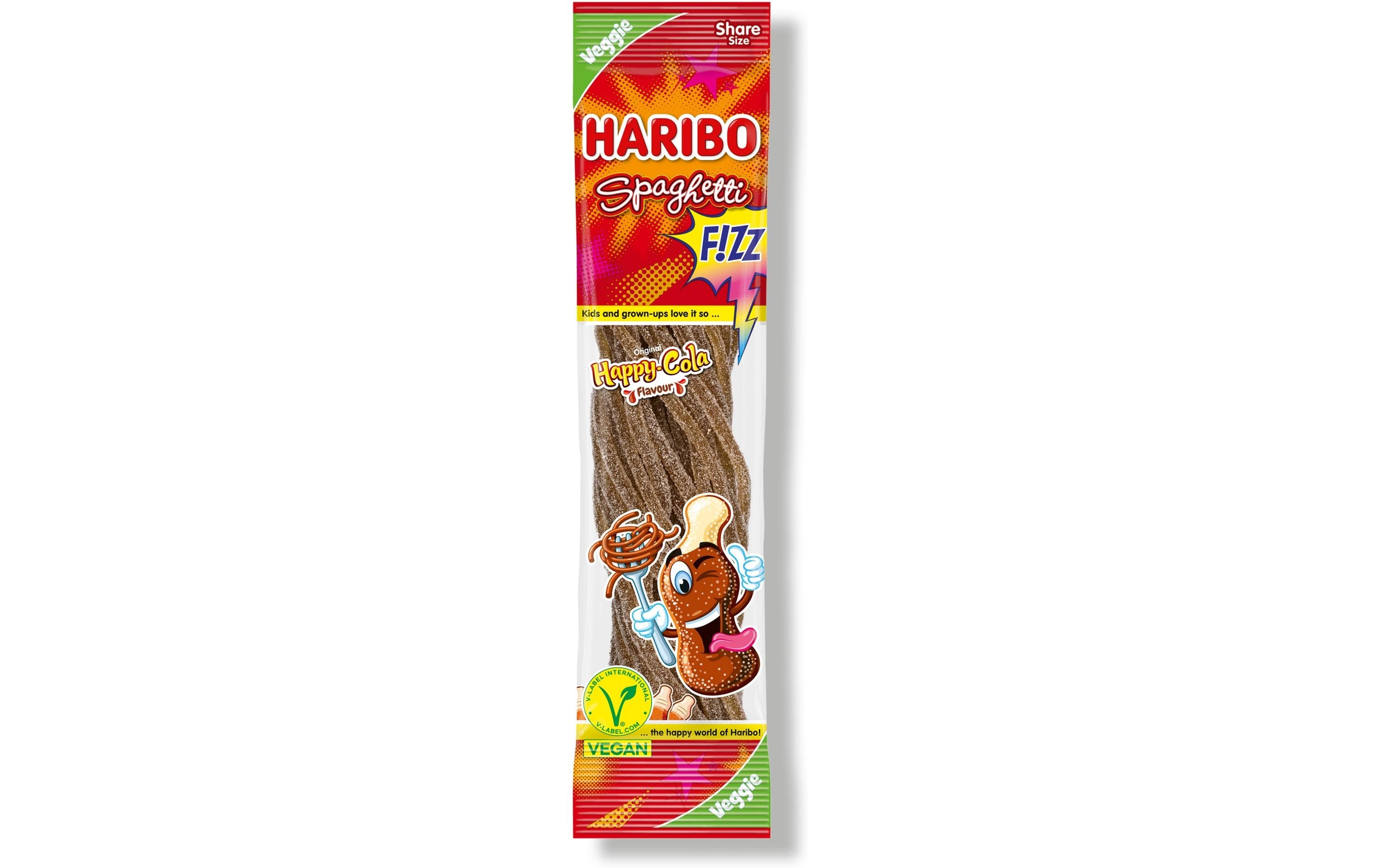 Haribo Gummibonbons Spaghetti Cola vegan 200 g