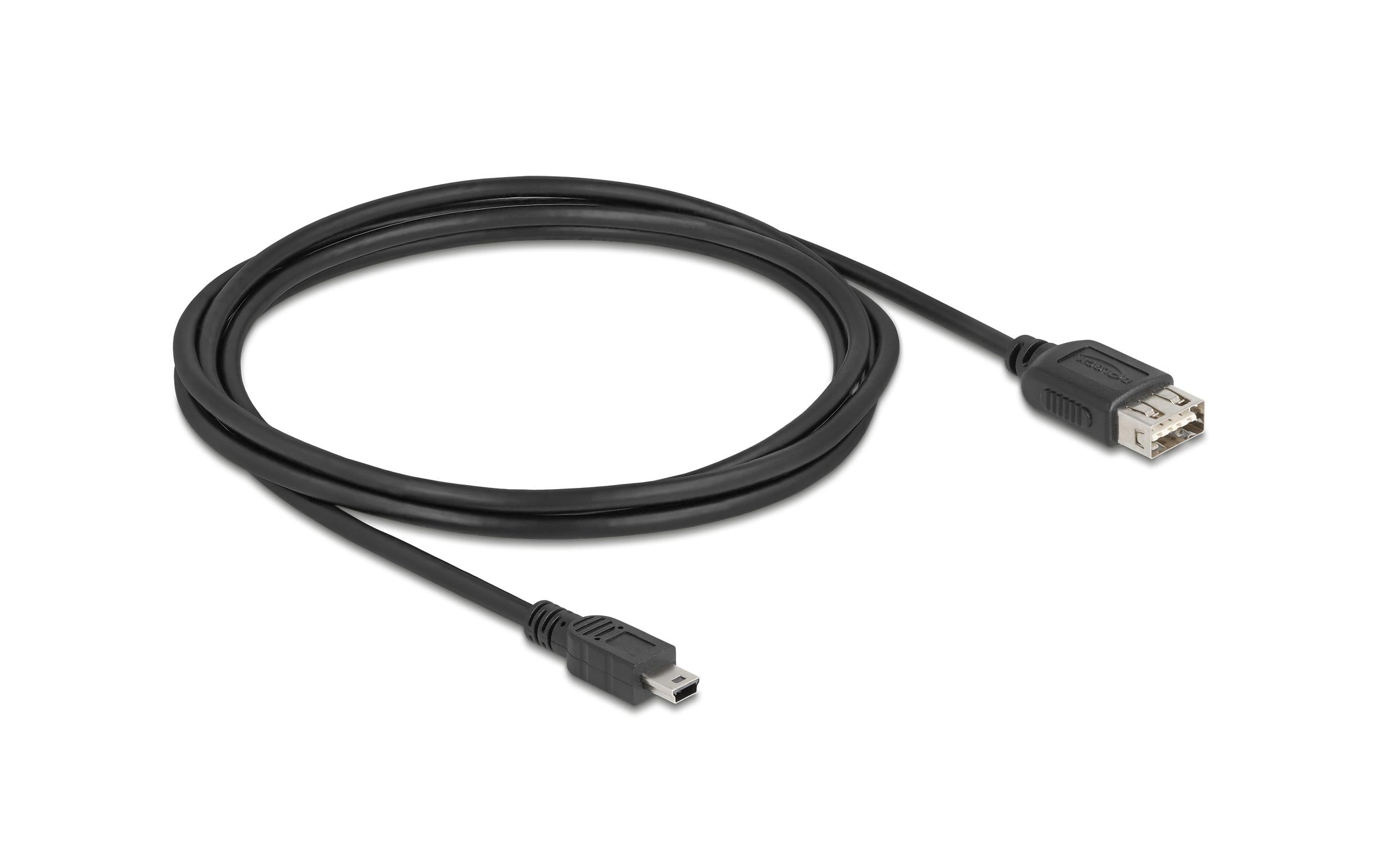 Delock USB 2.0-Kabel USB A - Mini-USB B 2 m