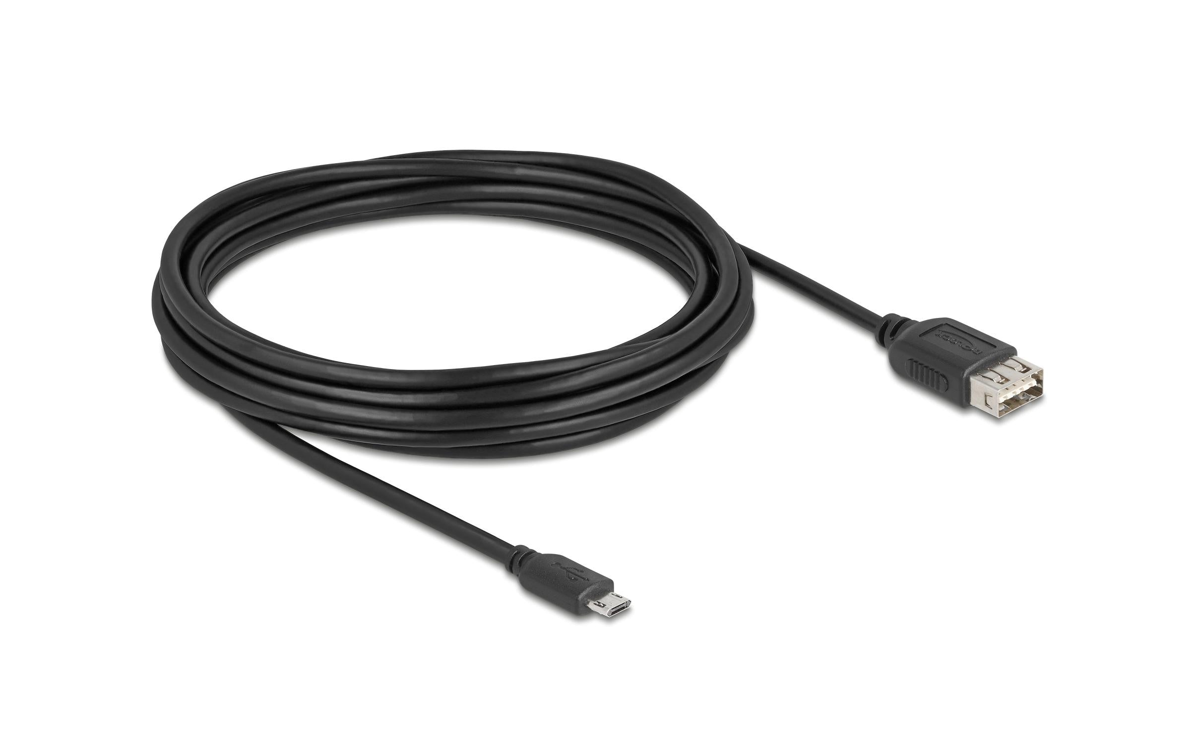 Delock USB 2.0-Kabel USB A - Micro-USB B 5 m