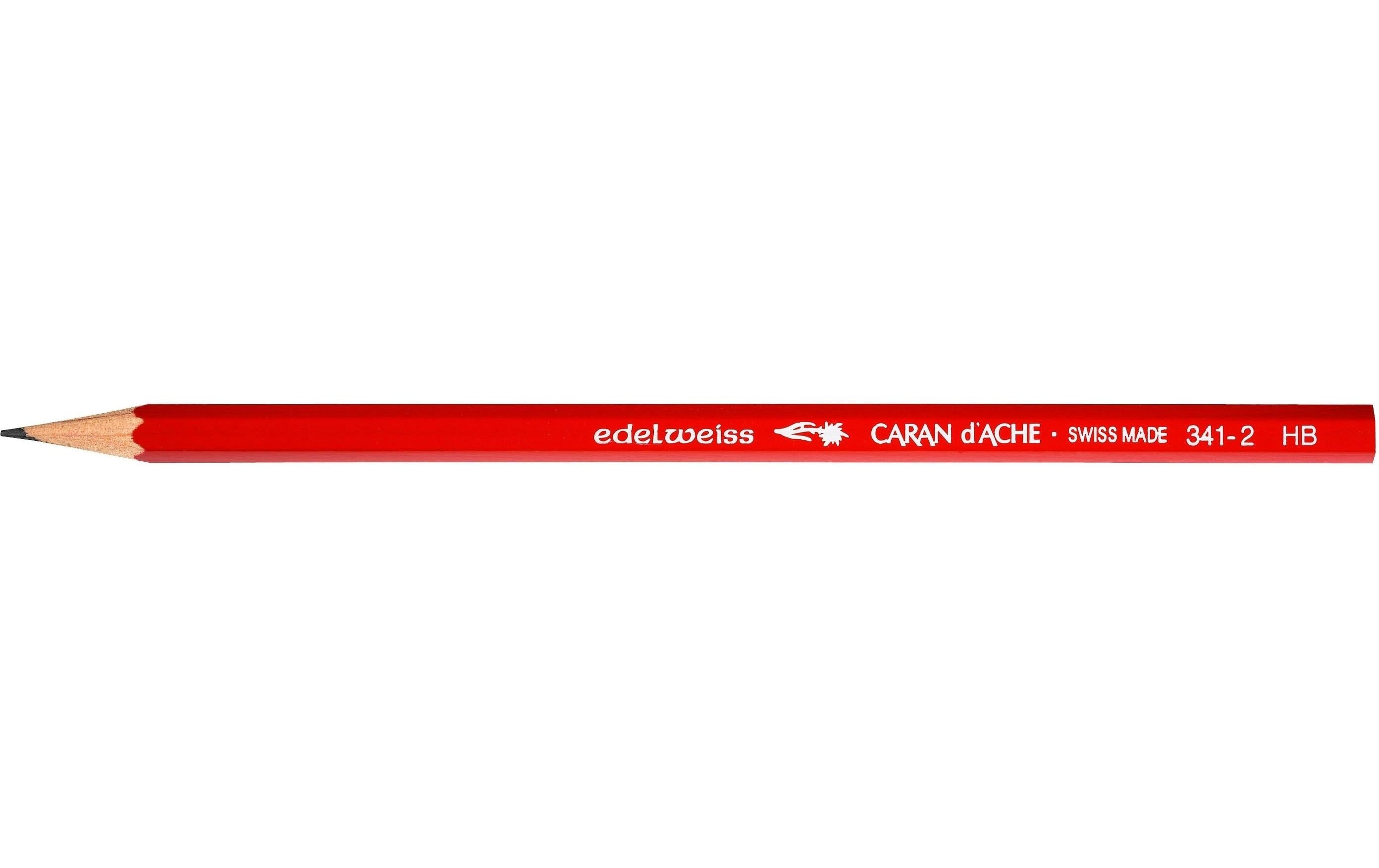 Caran d'Ache Bleistift HB, Rot, 12 Stück