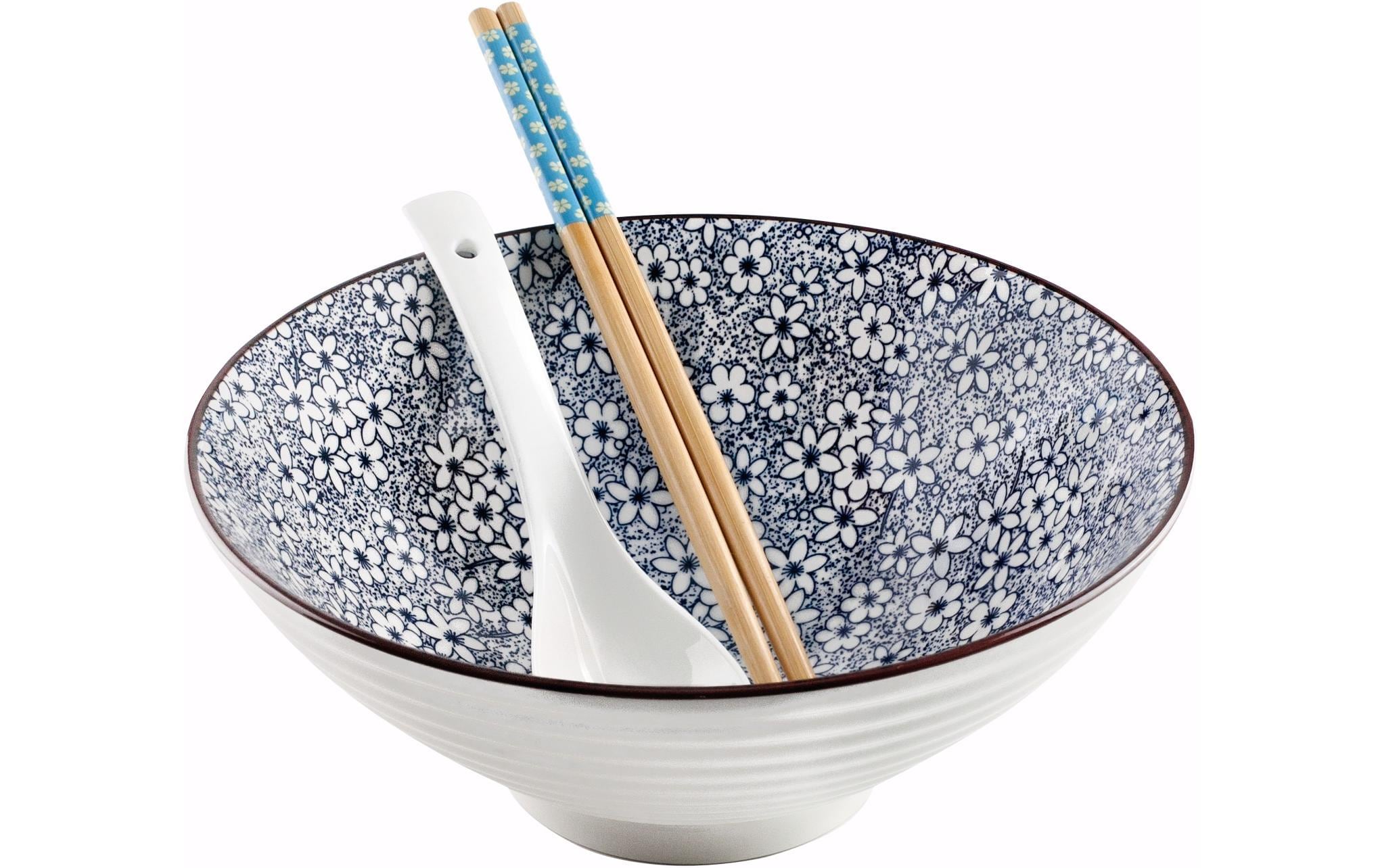 Ibili Ramen-Set Sapporo 1 Stück,Schwarz/Weiss