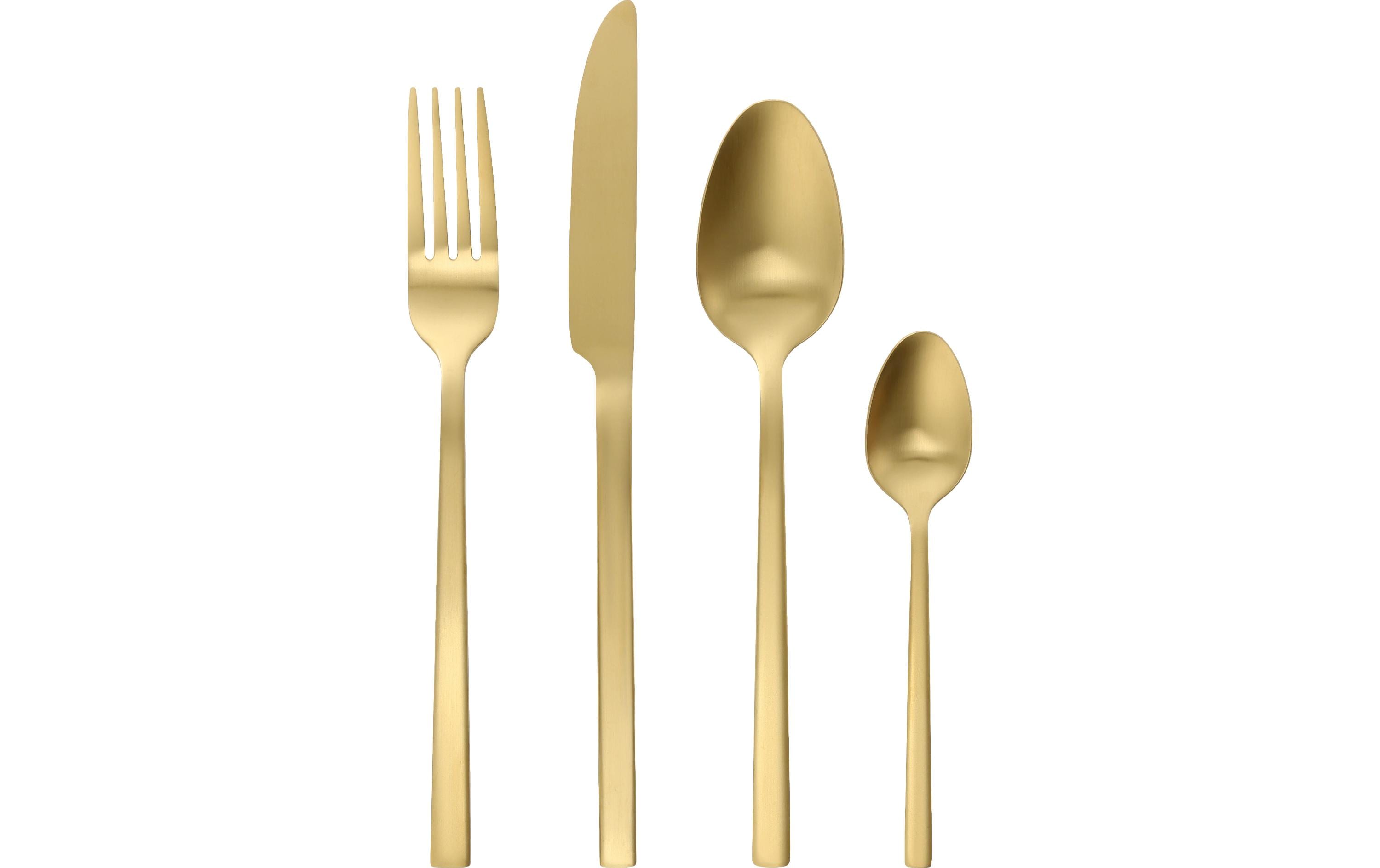 EGLO Besteck-Set Beloha 16-teilig, Gold Matt