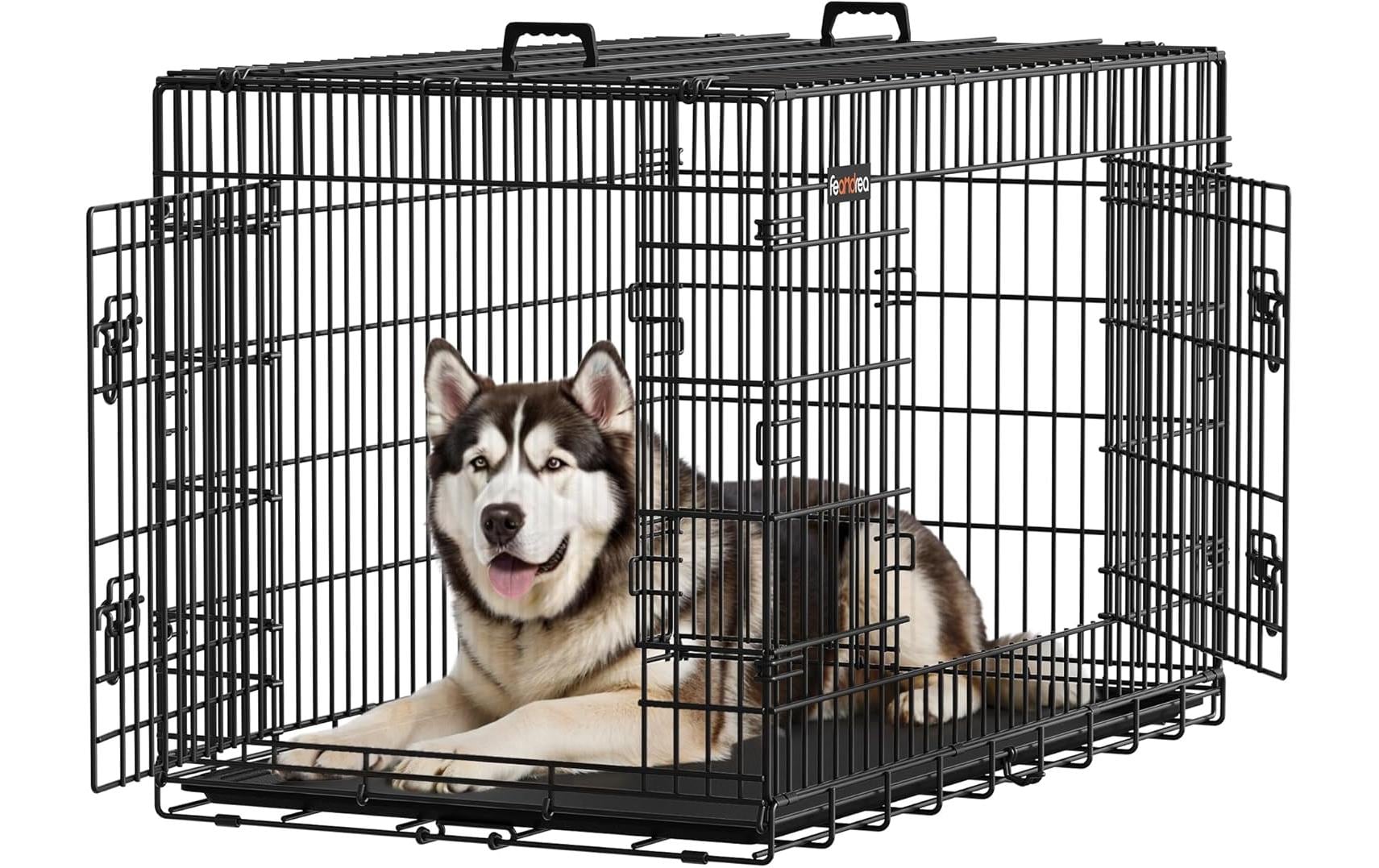 Feandrea Transportbox für Hunde 122 x 74.5 x 80.5 cm