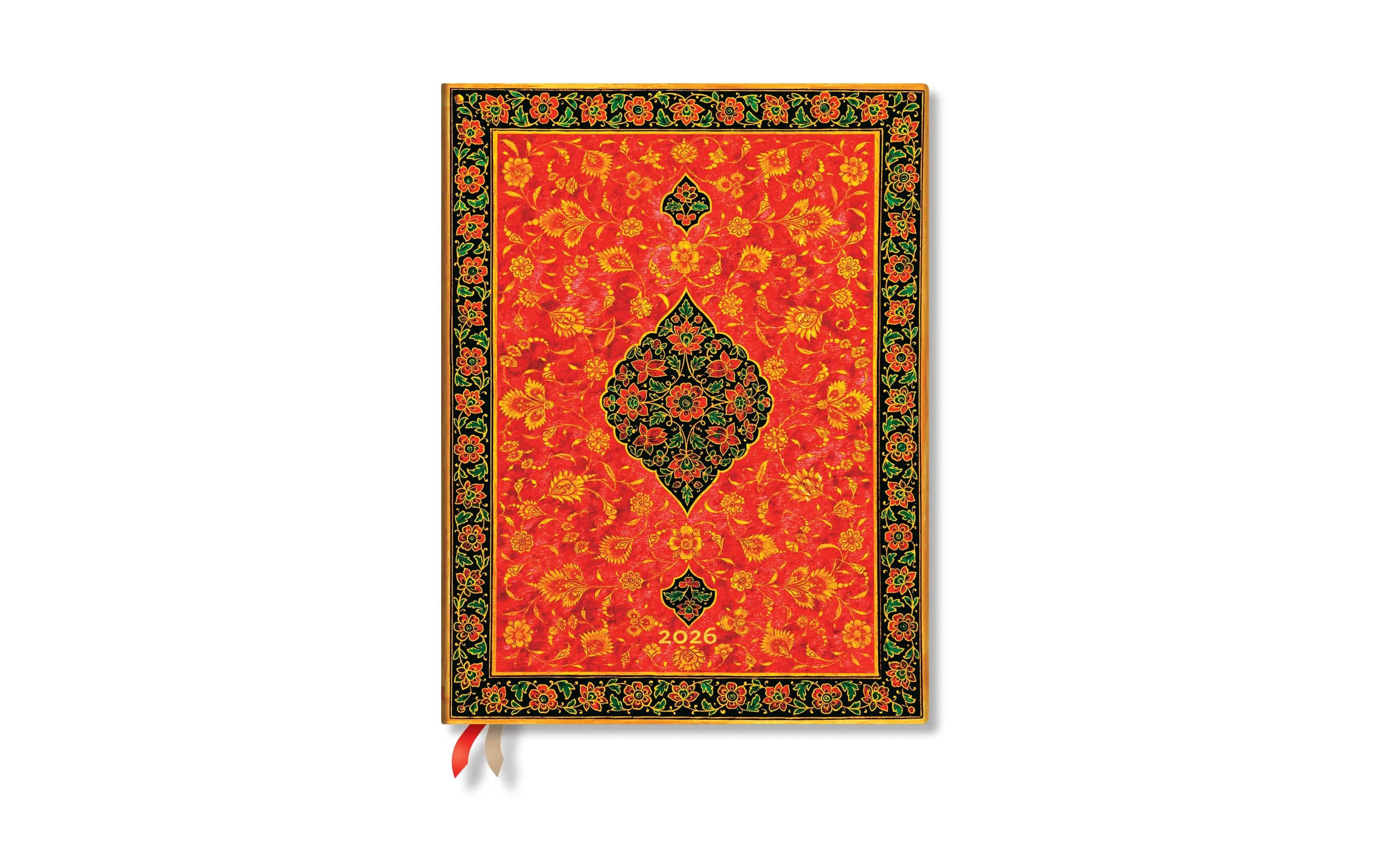 Paperblanks Wochenagenda Ultra Leila Muster & Ornament, 2026, Mehrfarbig