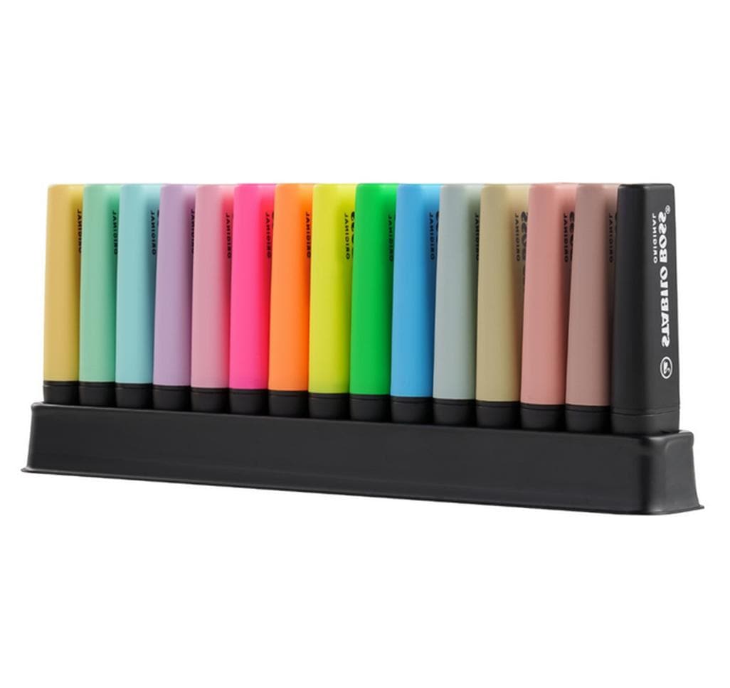 STABILO Textmarker Boss Original Pastel meets Nature Colors
