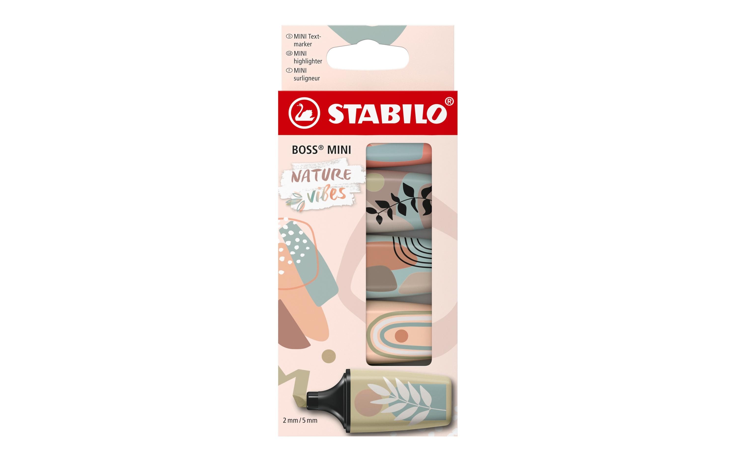 STABILO Textmarker Naturevibes 5er Etui