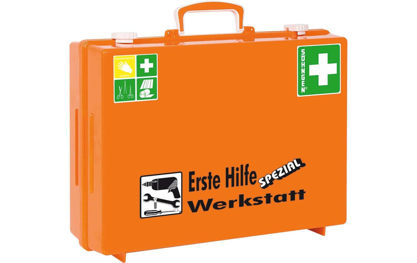 SÖHNGEN Erste-Hilfe-Set SPEZIAL MT-CD, DIN 13157, Werkstatt