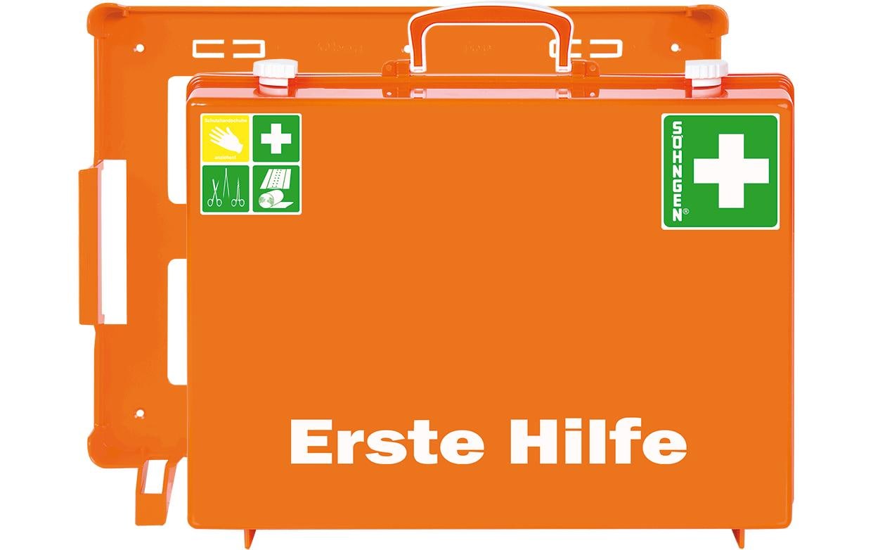 SÖHNGEN Erste-Hilfe-Koffer MT-CD, Orange, leer