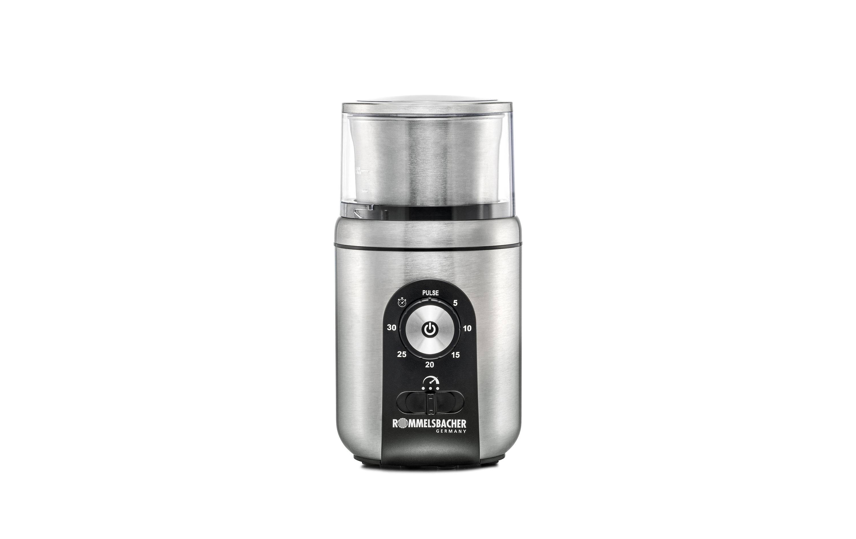 Rommelsbacher Kaffeemühle EGK250, Schwarz/Silber
